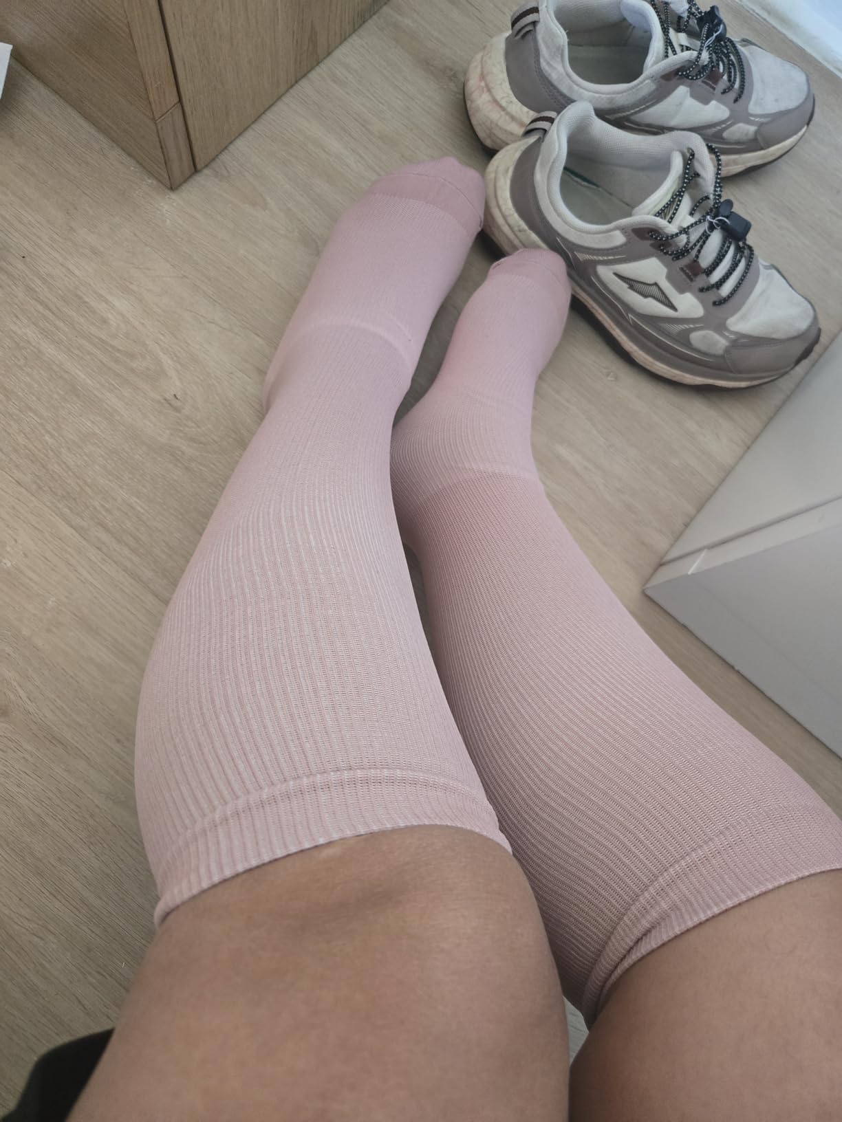 4 Pairs-Compression Socks for Women&Men Circulation-Best Support for Nurses,Running,Athletic customer photo 1