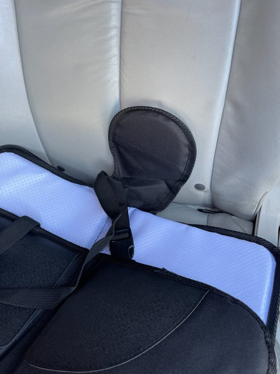 Autobase Car Seat Protector for Child Car Seat | Largest and Thickest Waterproof Backseat Protector for Kids and Pets | Heavy-Duty Non-Slip Rubber Padded Backing (Black, XL - 1 Pack) customer photo 1