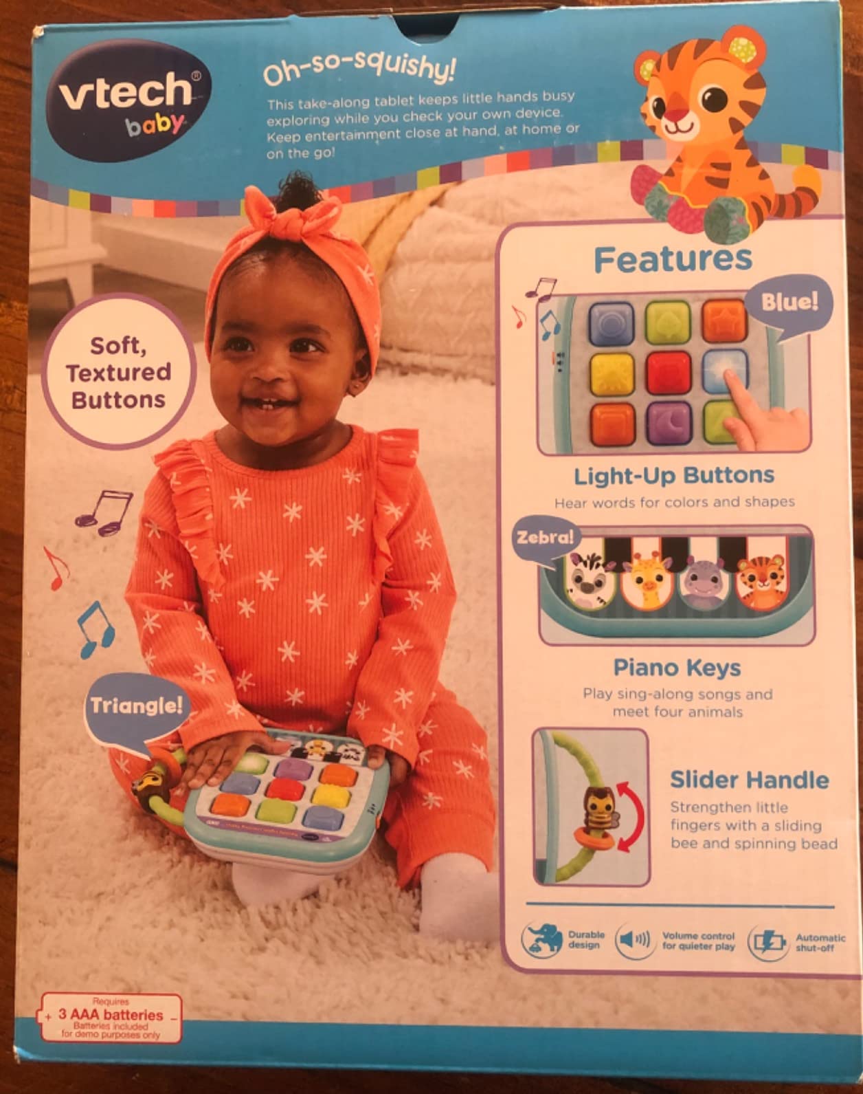 VTech Squishy Lights Learning Tablet customer photo 2