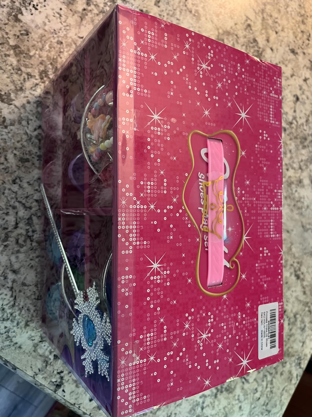 Princess Dress Up Shoes Set, Girls Dress Up Toys Toddler Jewelry Boutique Kit, 3 Themes of Unicorn Mermaid Ice Princess Costumes Set, Pretend Play Gifts for Little Girls Aged 3-6 Years Old customer photo 1