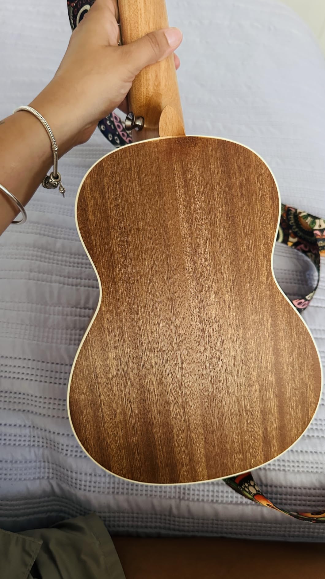 Donner Soprano Ukulele Mahogany 21 inch Ukelele Beginner Kit Online Lesson Gig Bag Strap Nylon String Tuner Picks Cloth DUS-1 customer photo 1