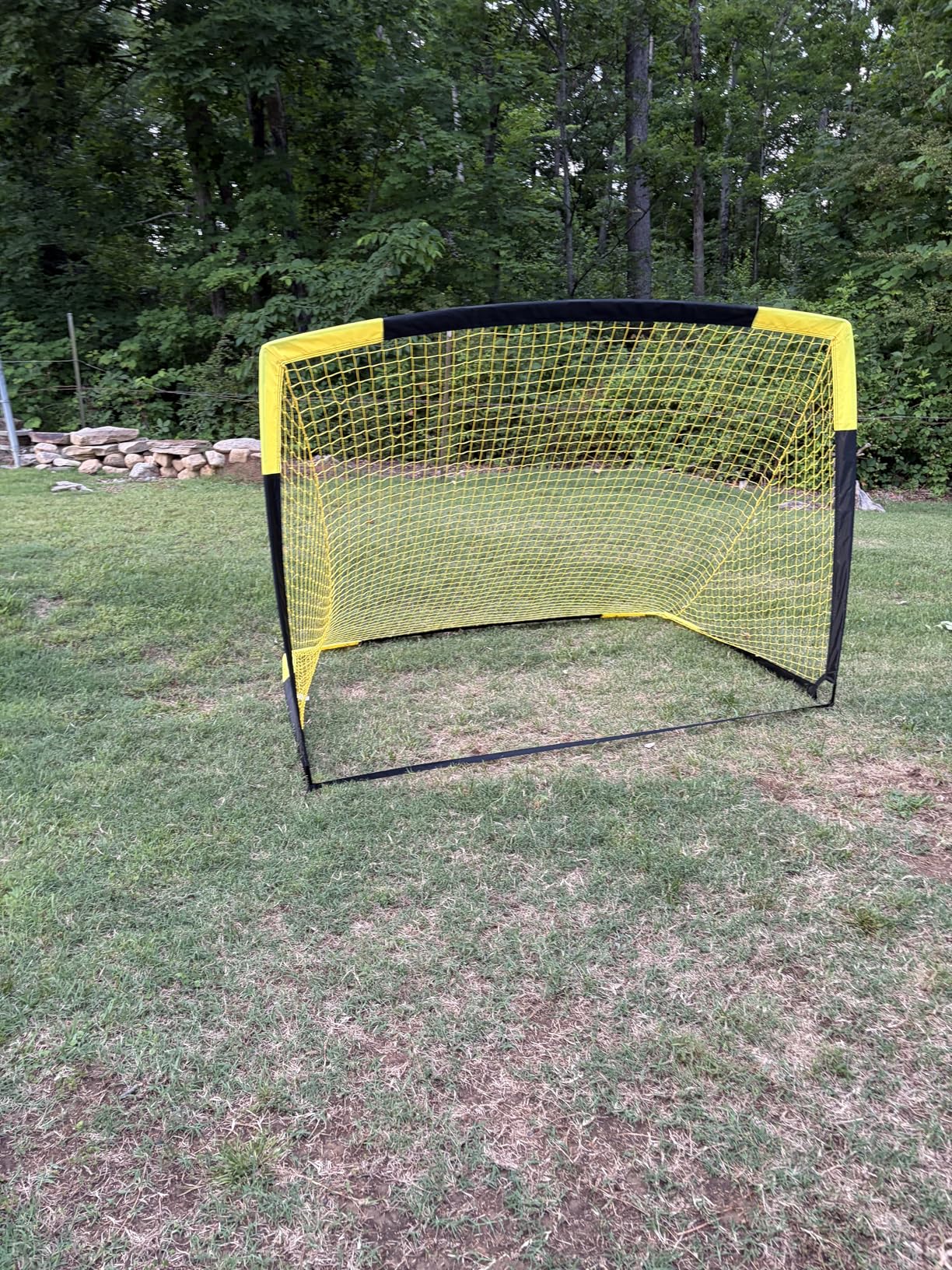 Happy Jump 7x5 FT & 5x3.6 FT Portable Soccer Goal for Youth Players Ages 6-14, Large-Frame Design Built for Long-Term Development, Easy Setup for Backyard, Park or School Training customer photo 2