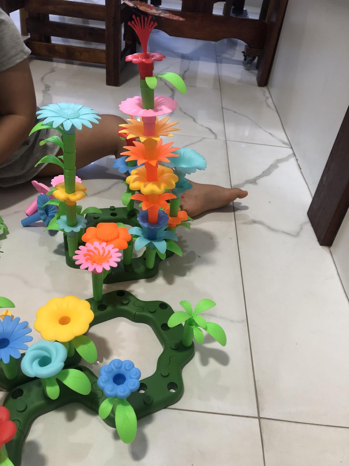 156 PCS Insect Flower Garden Building Educational STEM Learning Pretend Play Gardening Set customer photo 2