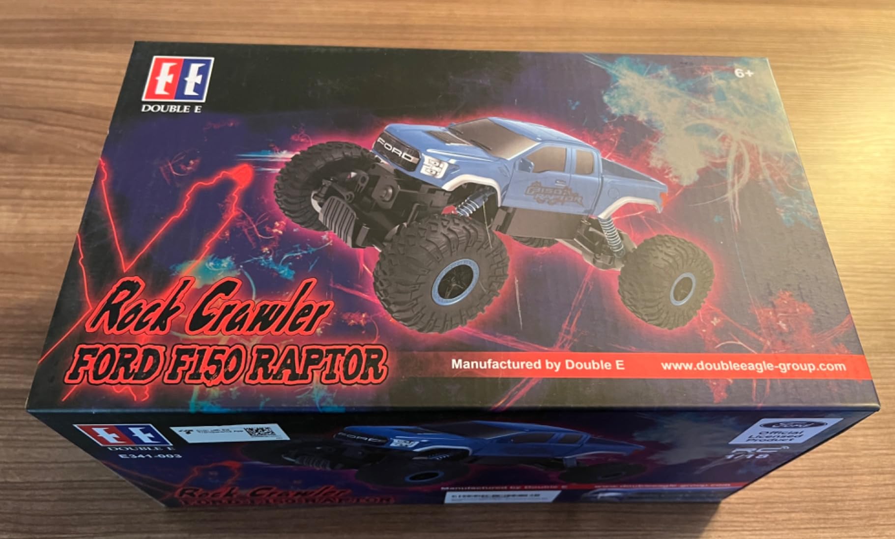 DOUBLE E Ford Raptor F150 RC Car 4WD Monster Trucks for Boys, 11 Inches Off Road Crawler Vehicle RC Truck Toy Gift for Boys Girls 6 7 8-12 Years customer photo 1