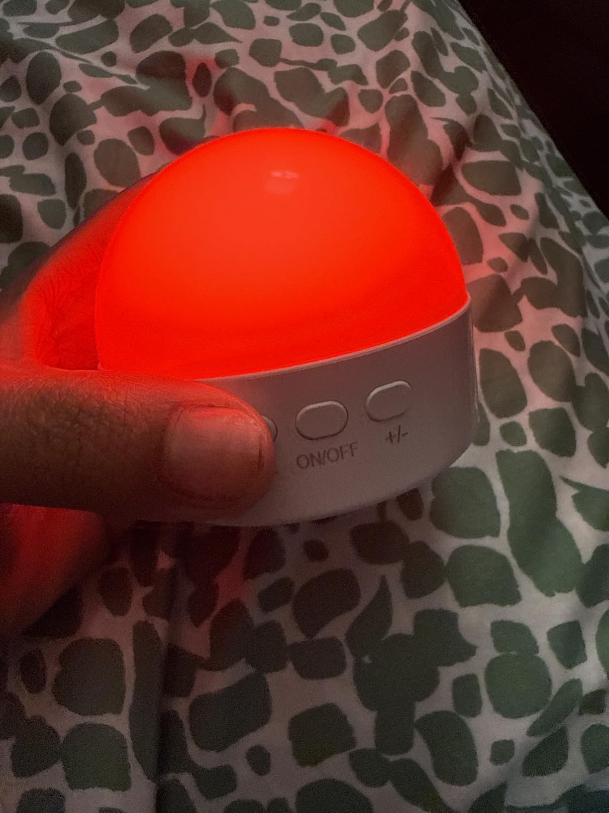 Kintion Portable Night Light, Dimmable 8 Color Lighting, 1800mAh Battery Rechargeable, Small LED Lamp for Nursery, Baby, Kids and Adults customer photo 1