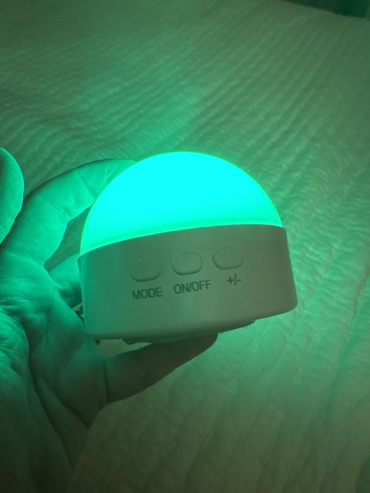 Kintion Portable Night Light, Dimmable 8 Color Lighting, 1800mAh Battery Rechargeable, Small LED Lamp for Nursery, Baby, Kids and Adults customer photo 2