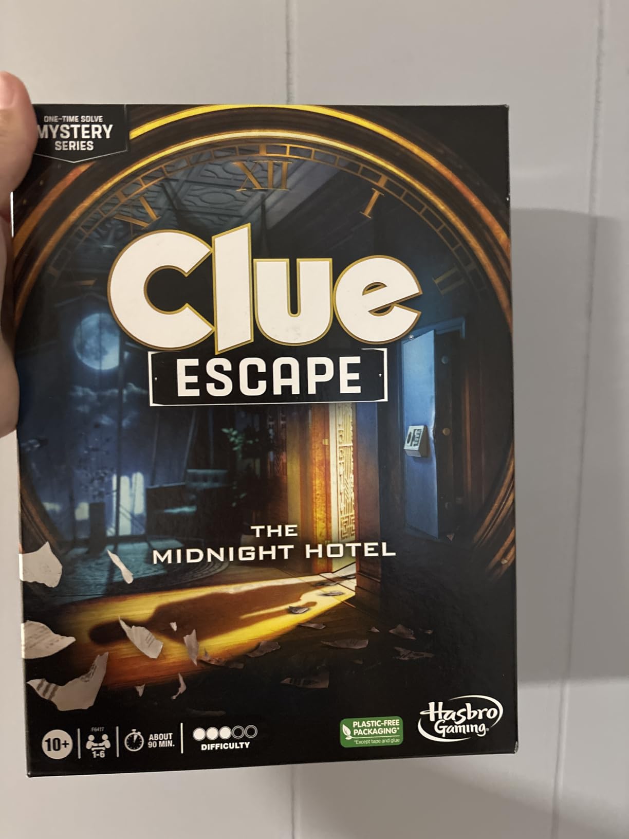 Clue Escape: The Midnight Hotel Board Game, Clue Escape Room Game, 1-Time Solve Mystery Games, Family Games for Ages 10+, 1-6 Players, 90 Mins. Avg. customer photo 1