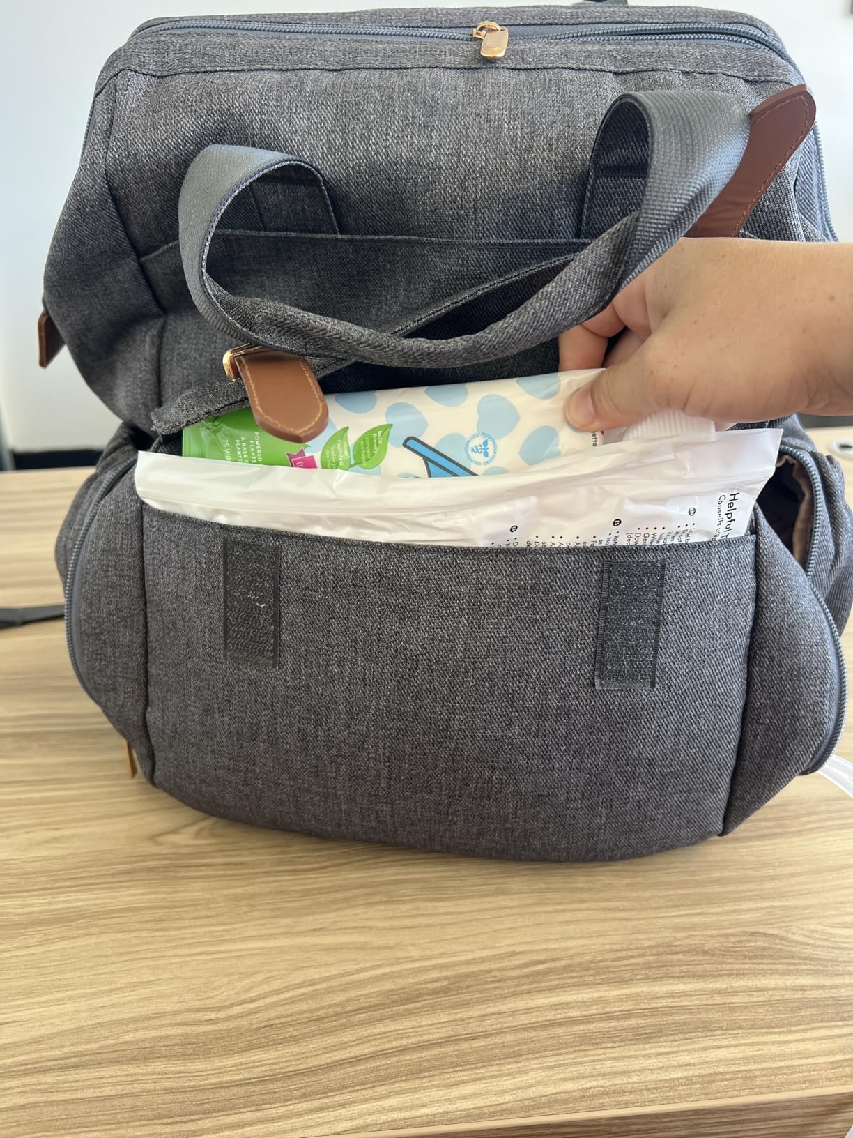mommore Breast Pump Bag Backpack for Spectra S1,S2 Medela with Cooler Storage Bag Travel Diaper Bag Backpack for Working Moms with 15.6 inch Laptop Sleeve, Black customer photo 2