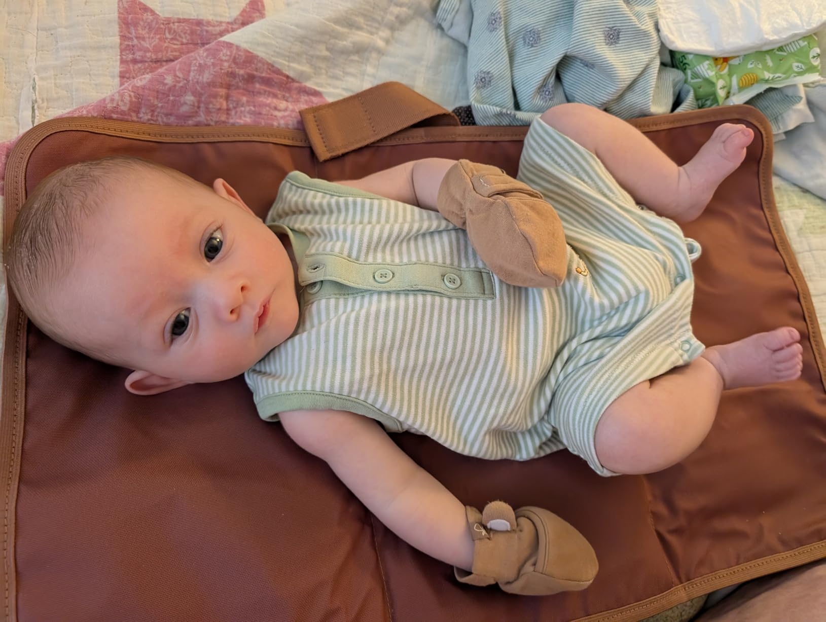goumikids Viscose Made from Bamboo Cotton Anti-Scratch Soft Stay-On Mitts customer photo 2
