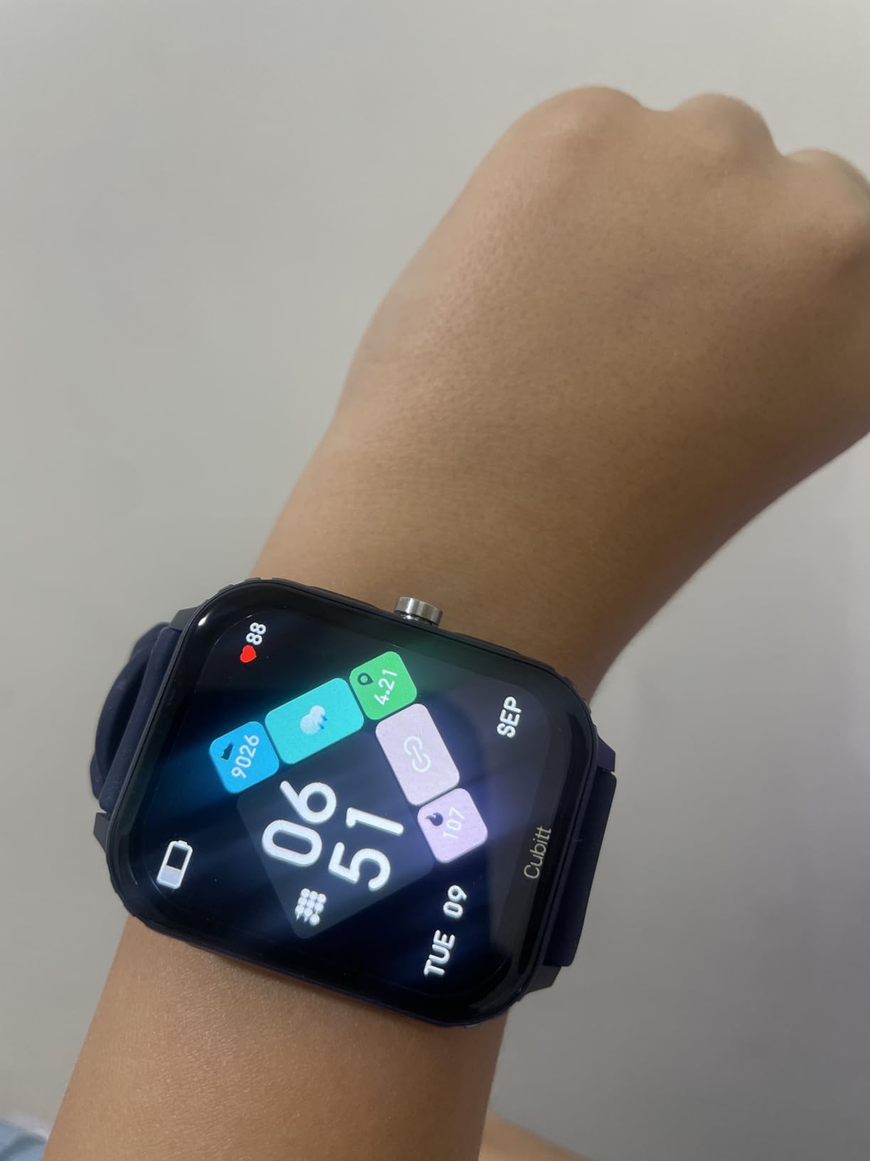Cubitt Teens Smartwatch - Fitness Tracker for Ages 11-14, 1.85