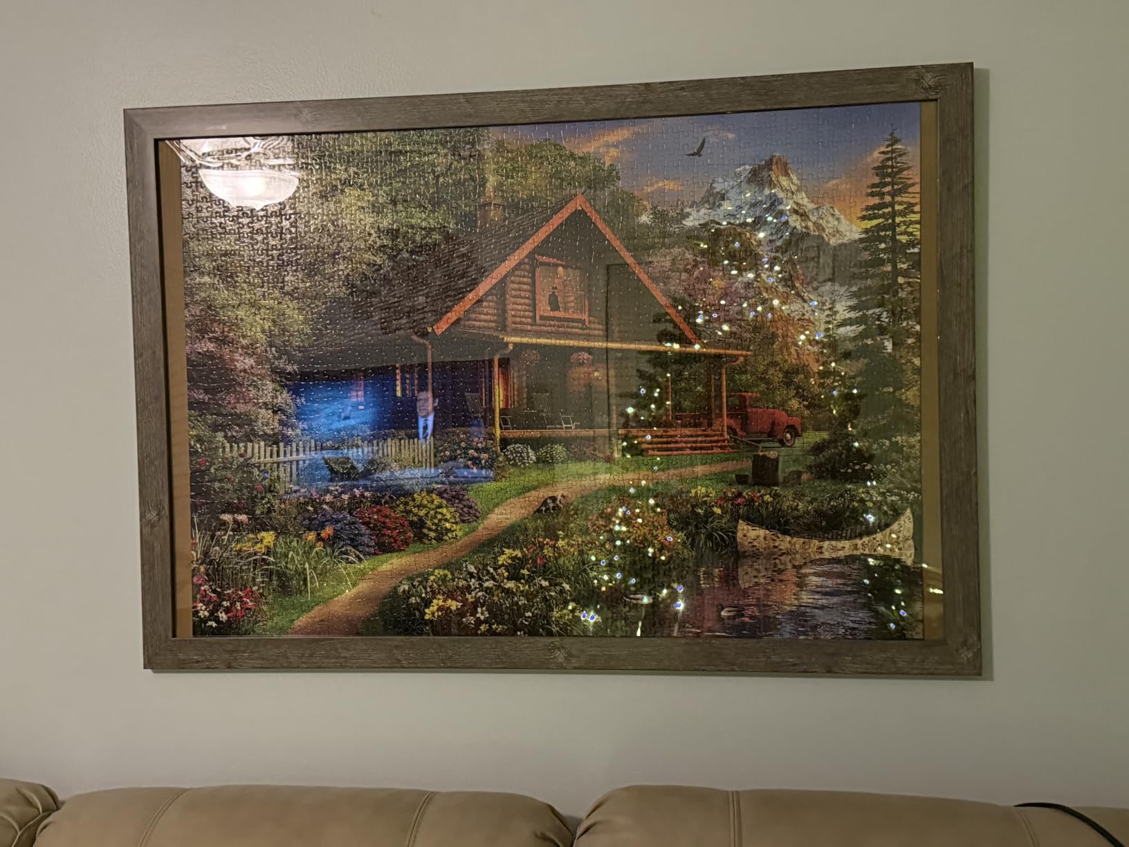 Anatolian Puzzle - Log Cabin Home, 1500 Piece Jigsaw Puzzle, 4568 customer photo 1