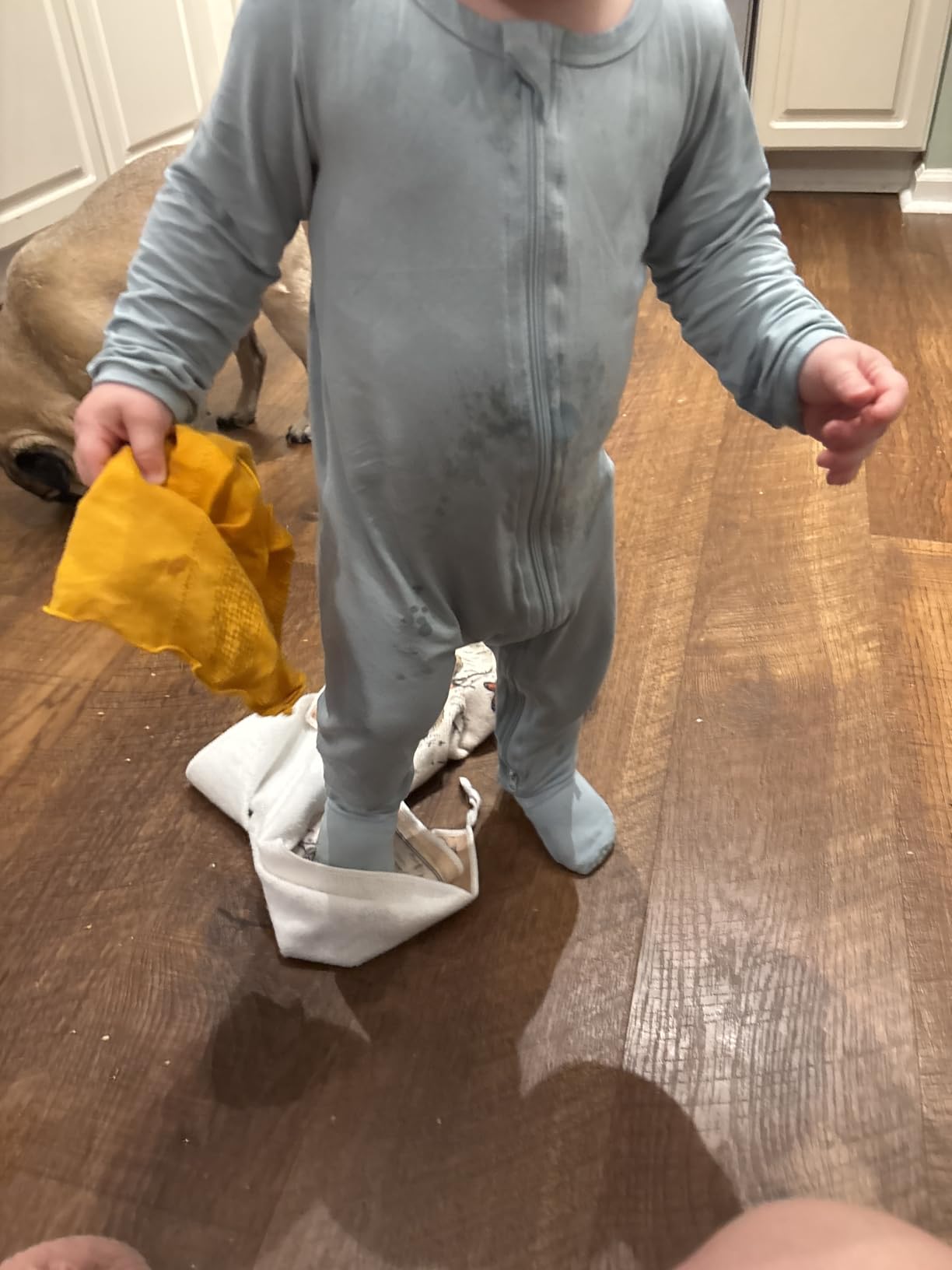 Unisex Baby Footies Pajamas, Rayon Derived From Bamboo, Buttery Soft Sleep 'N Play PJs, 2-Way Zipper customer photo 1