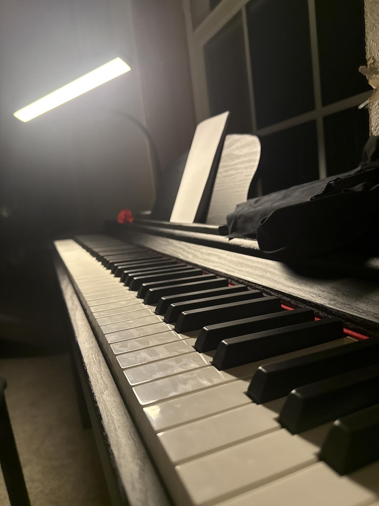 AODSK 88-Key Weighted Keyboard Piano, Hammer Action Digital Piano with Speakers, Furniture Stand and Triple Pedals, Piano Keyboard 88 Keys Beginner's Course customer photo 2
