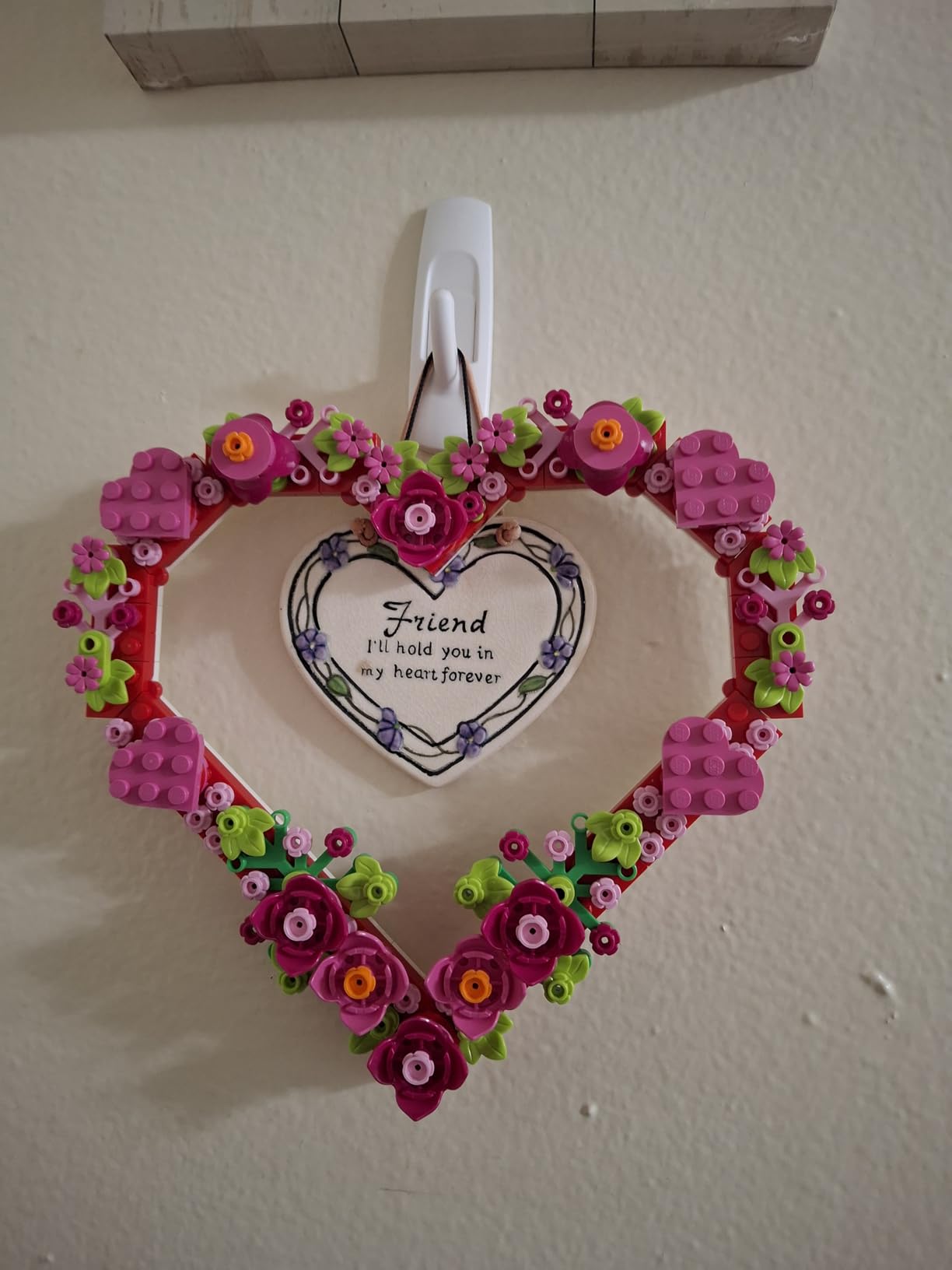 LEGO Heart Ornament Building Toy Set - Fun Arts and Crafts Idea for Girls and Boys, Ages 9+ - Display on The Wall as Home Decoration - Gifts for Kids - 40638 customer photo 1