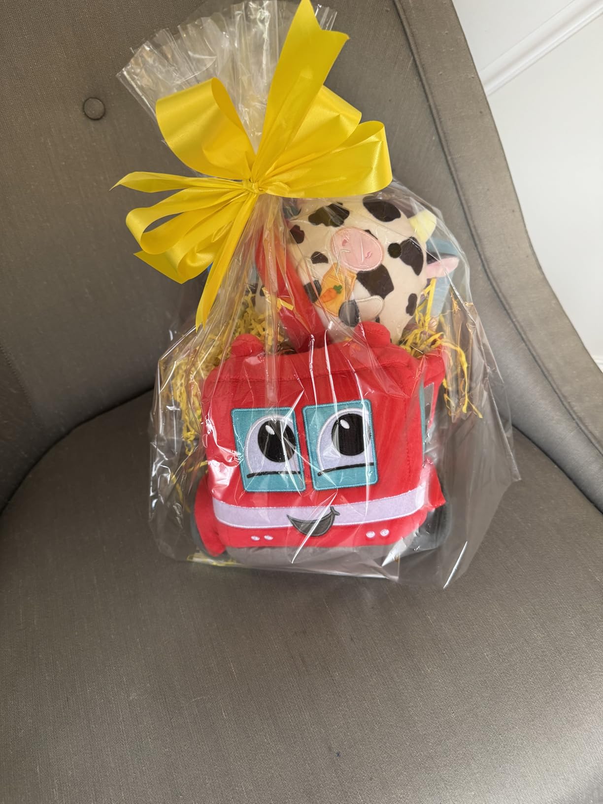 Personalization Universe Construction Truck Easter Basket customer photo 2