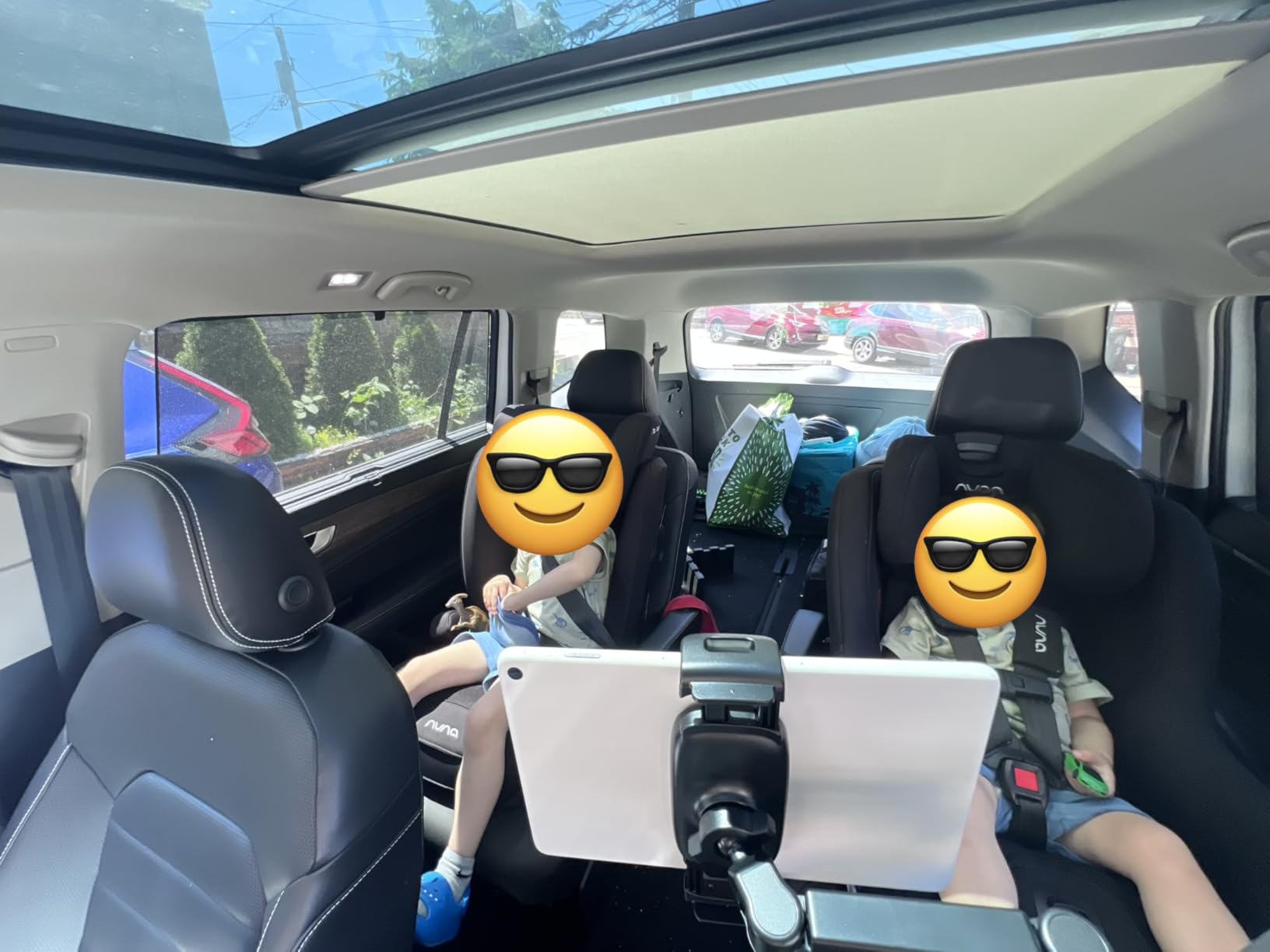 Lamicall Car Headrest Tablet Holder - [3 in 1 Extension Arm] Adjustable Tablet Car Mount for Back Seat, Gifts Road Trip Essentials for Kids, for 4.7-11