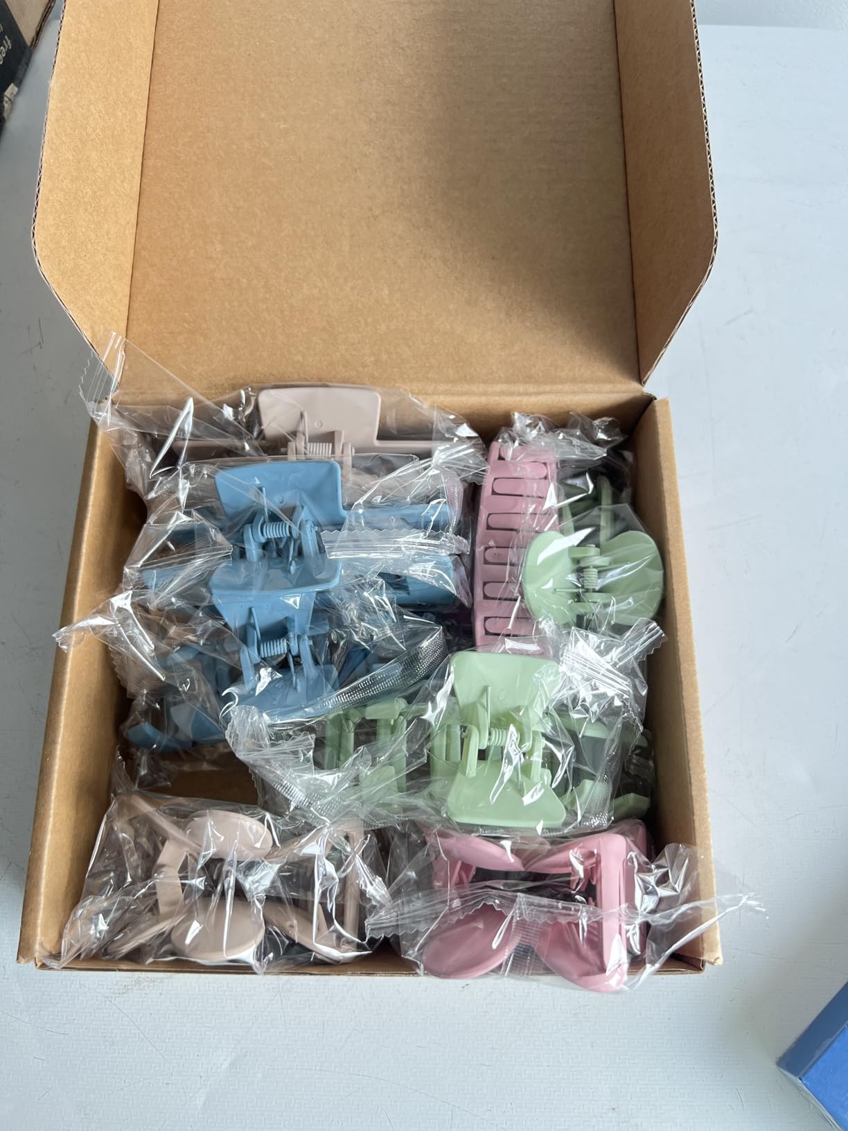 8PCS Hair Clips for Women, Flower Claw Clips for Thick Hair, Non-Slip Hair Accessories with Multi-Styles, Neutral Colors Hair Claw Clips and Variety Pack, Ideal for Girls customer photo 1