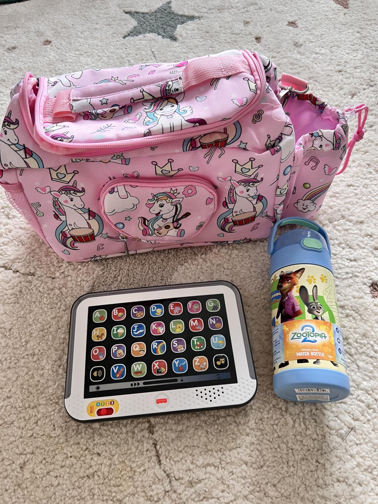 Fisher-Price Toddler Learning Toy Laugh & Learn Smart Stages Tablet Pretend Computer with Music & Lights for Kids Ages 1+ Years customer photo 1