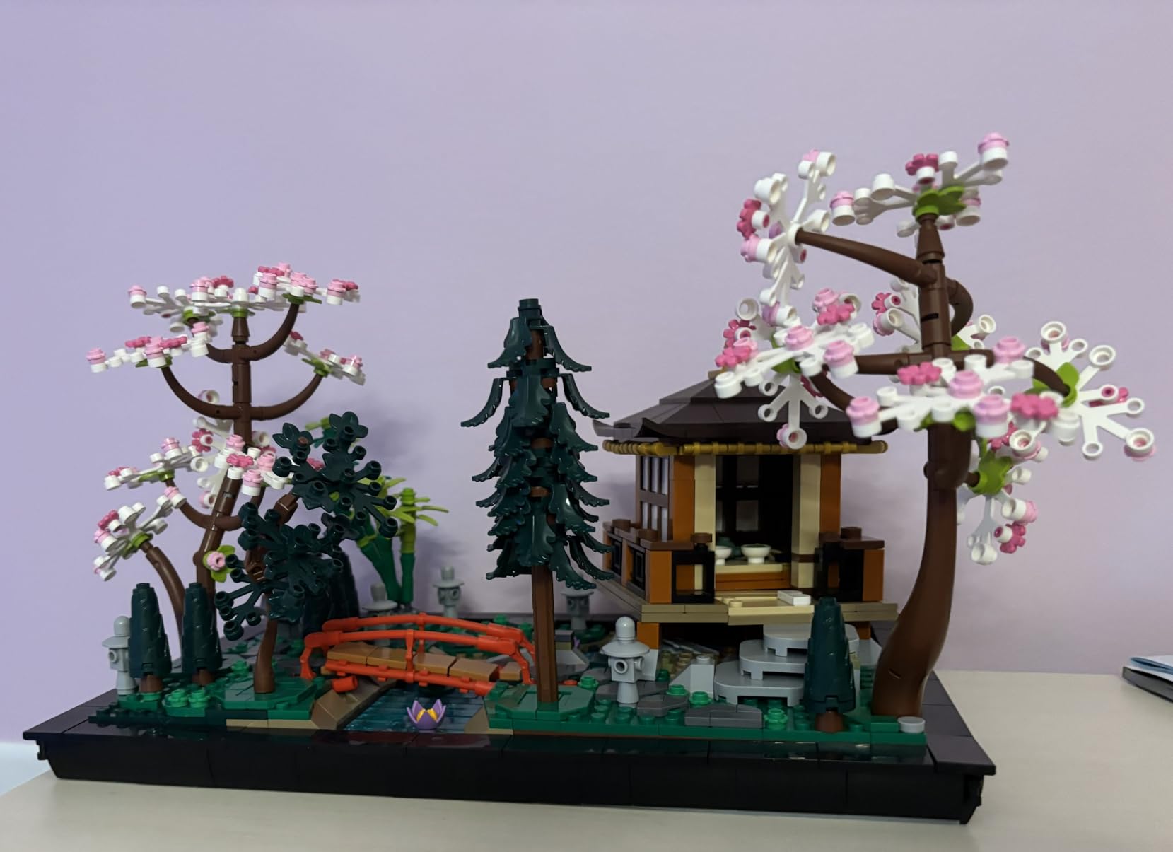Icons Tranquil Garden Building Set - Detailed Japanese Zen Garden DIY Kit for Adults, Ages 18+ - Gift for Birthday - Building Block Set for Home Decor - 10315 customer photo 2