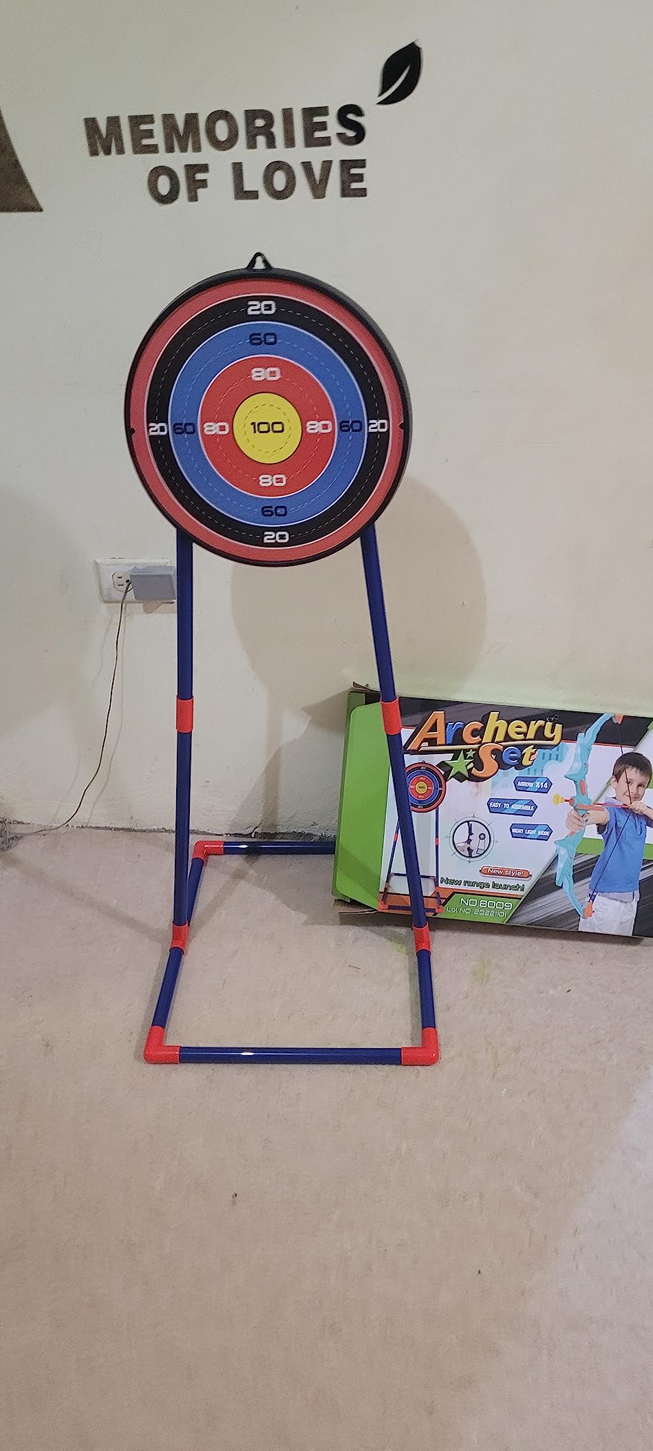 Kmuxilal 2 Pack Kids Bow and Arrow Set with LED Flash Lights, 14 Suction Cup Arrows and Fluorescence Standing Target-Perfect Indoor and Outdoor Game Archery Set Toy Gift for 4 5 6 7 8-12 Year Old Boys customer photo 2