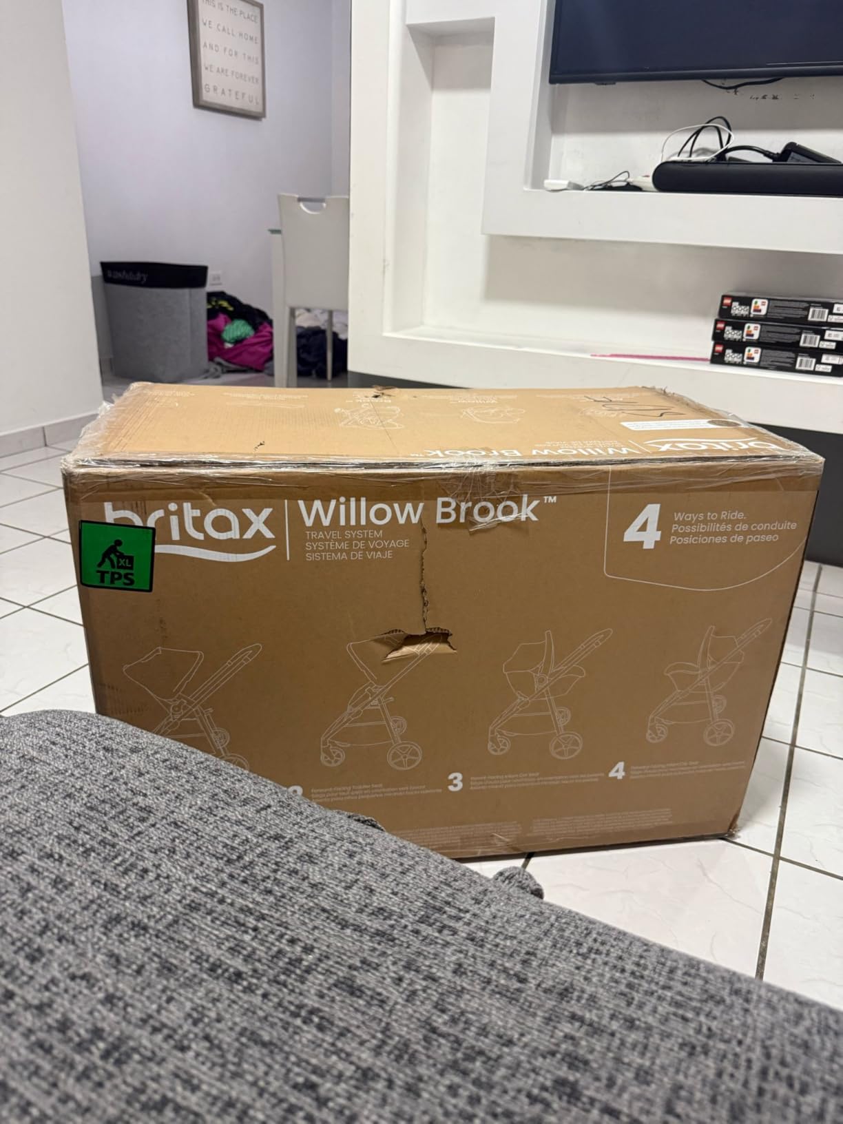 Britax Willow Brook Travel System, Car Seat Stroller Combo With Willow Infant Car Seat, Aspen Base, and Brook Stroller; ClickTight Technology, RightSize System and 4 Ways to Ride, Graphite Glacier customer photo 2