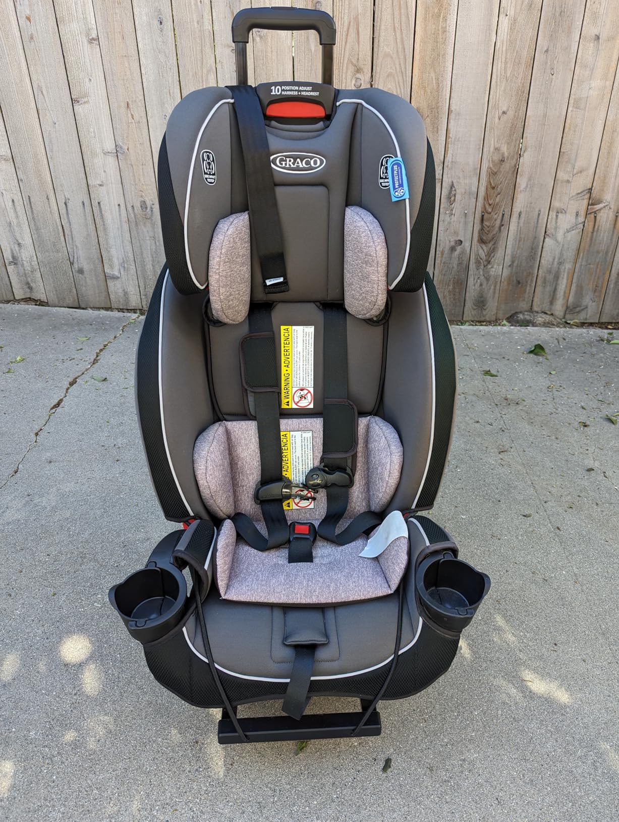 AKOZLIN Travel Airport Toddler Cart for Car Seat (Only fit for car Seats with ISOFIX Interface) Adjustable Belt Trolley Dolly customer photo 2