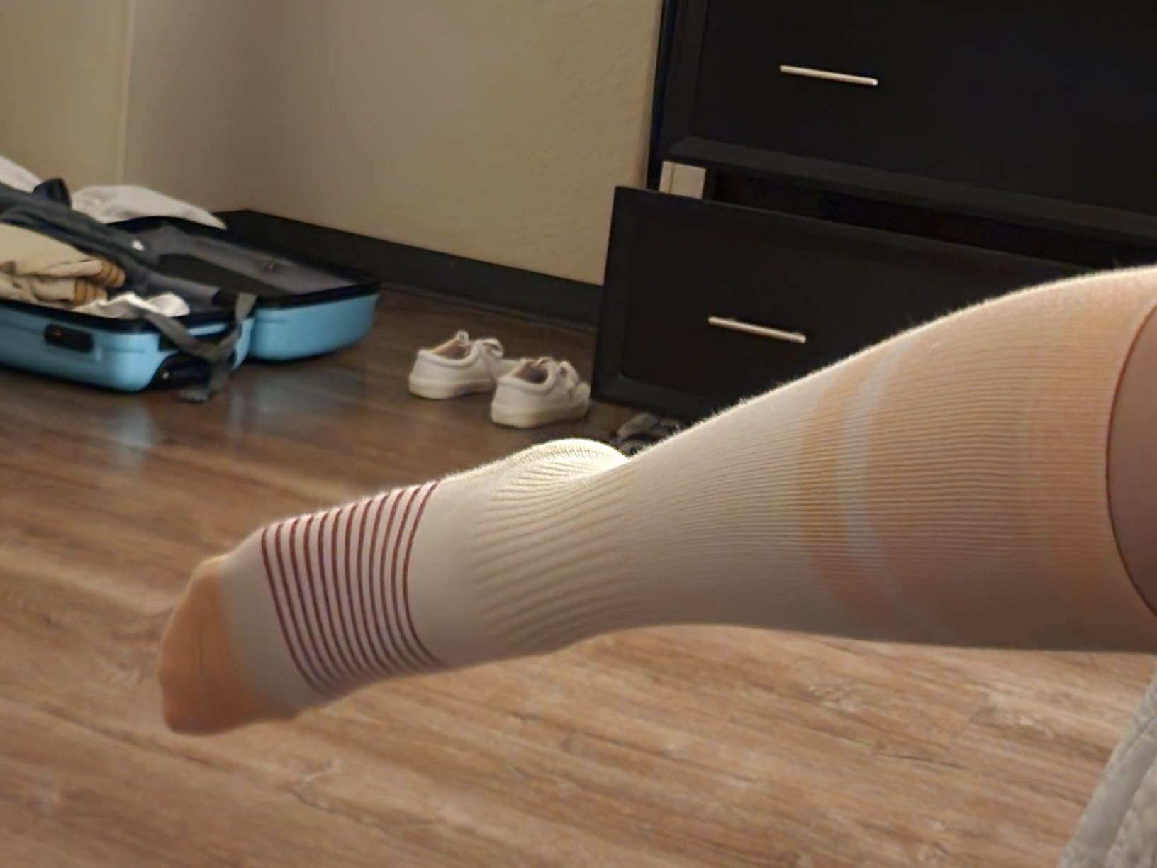 Gripjoy Compression Socks with Grips, 15-20mmHg, Support & Stability for Circulation, Travel, Pregnancy, Nurses customer photo 1