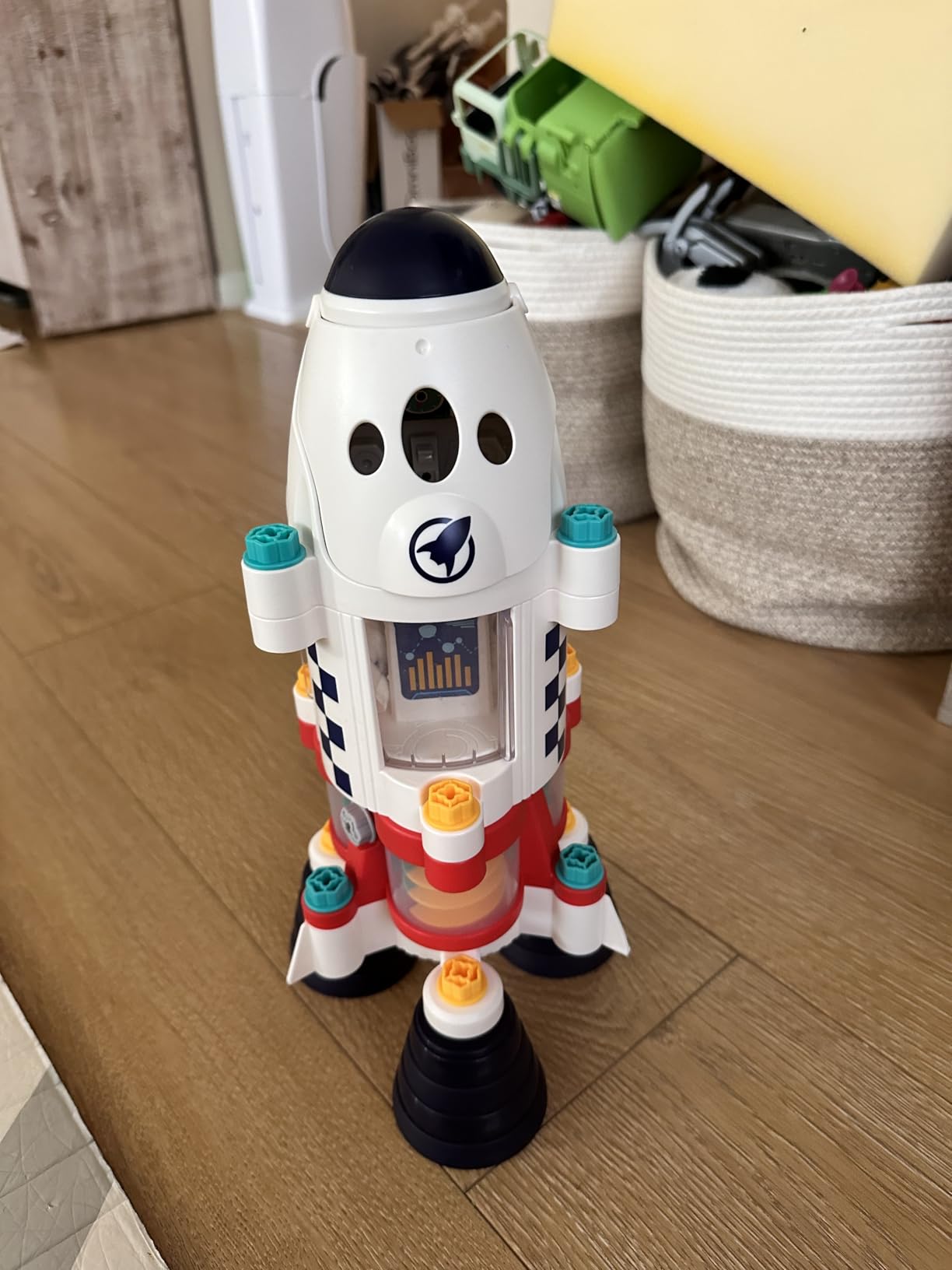 iPlay, iLearn Rocket Outer Space Toys, Kids Spaceship Playset with Space Shuttle, Electric Drill, 2 Astronauts, Educational STEM Take Apart Adventure Gift for 3 4 5 6 7 8 Year Old Boy Girl customer photo 2