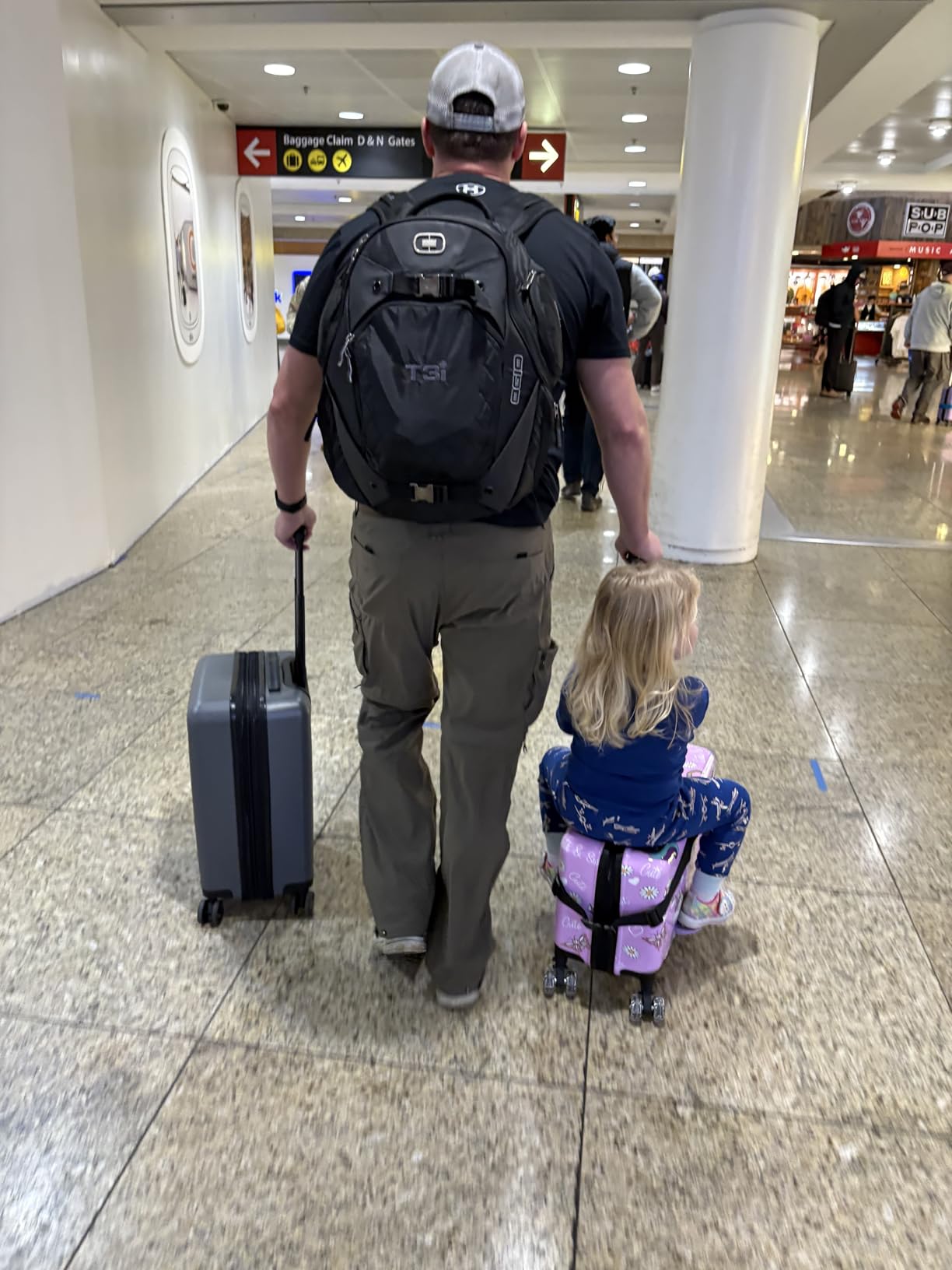 LIL FLYER GO Version 2 Ride On Suitcase for Kids | Carry On Luggage with Toddler Seat, Foldable Handlebars, Pedals, and Removable Wheels | Holds up to 80 lbs | SPACE | Ages 2-6 customer photo 2