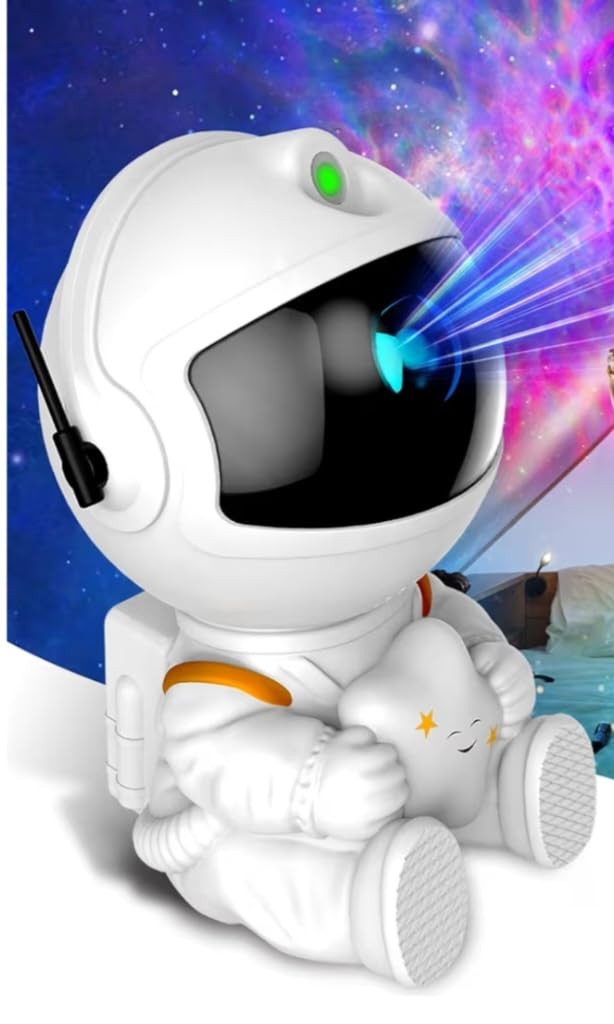 Astronaut Galaxy Projector, Star Projector Galaxy Light, Night Light for Kids, Nebula Ceiling LED Lamp with Timer and Remote customer photo 1