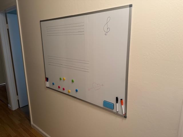 WALGLASS Magnetic White Board, 36