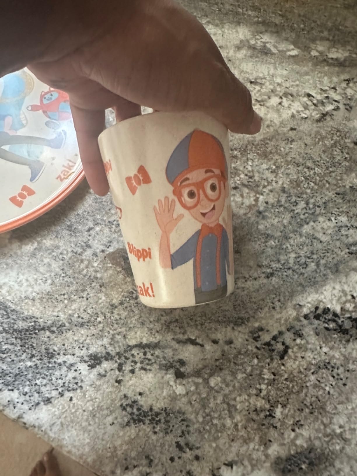 Zak Designs Disney Kids Dinnerware Set 3 Pieces, Durable and Sustainable Melamine Bamboo Plate, Bowl, and Tumbler are Perfect For Dinner Time With Family (Minnie Mouse) customer photo 2