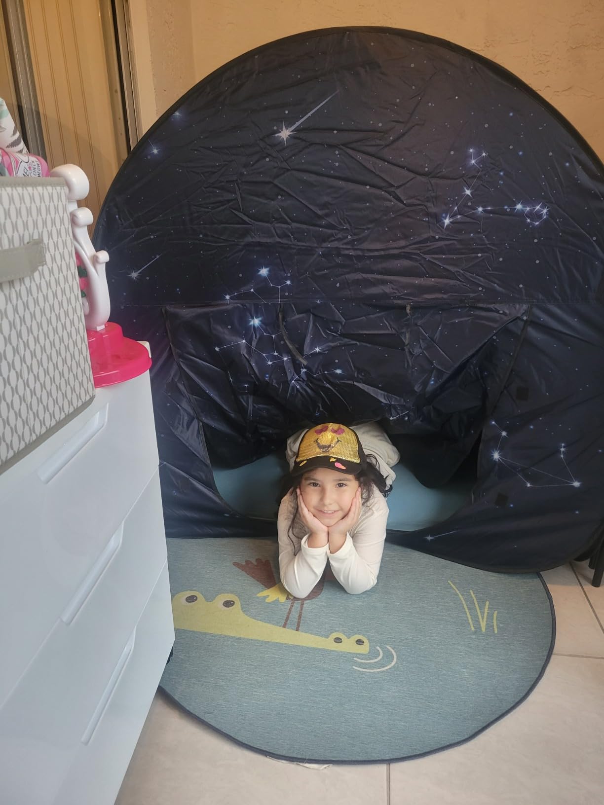Sensory Tent | Calm Corner for Children to Play and Relax | Sensory Corner | Helps with Autism, SPD, Anxiety & Improve Focus | Black Out Sensory Tents for Autistic Children | Big customer photo 2