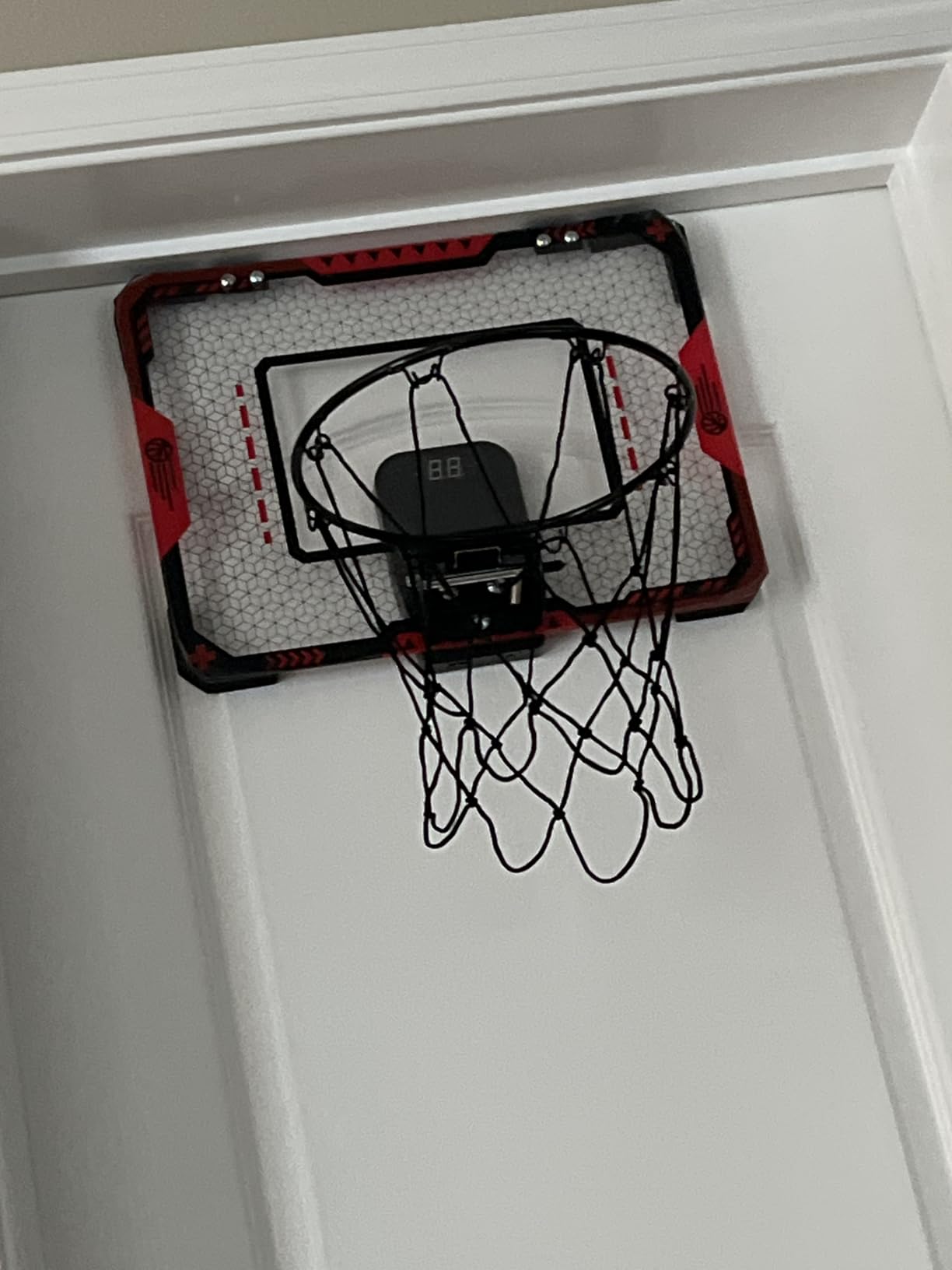Indoor Basketball Hoop for Kids 5-10+ Year Old Boys, Mini Basketball Hoop Over The Door with Electronic Scoreboard, Sport Toys Birthday Gift customer photo 1