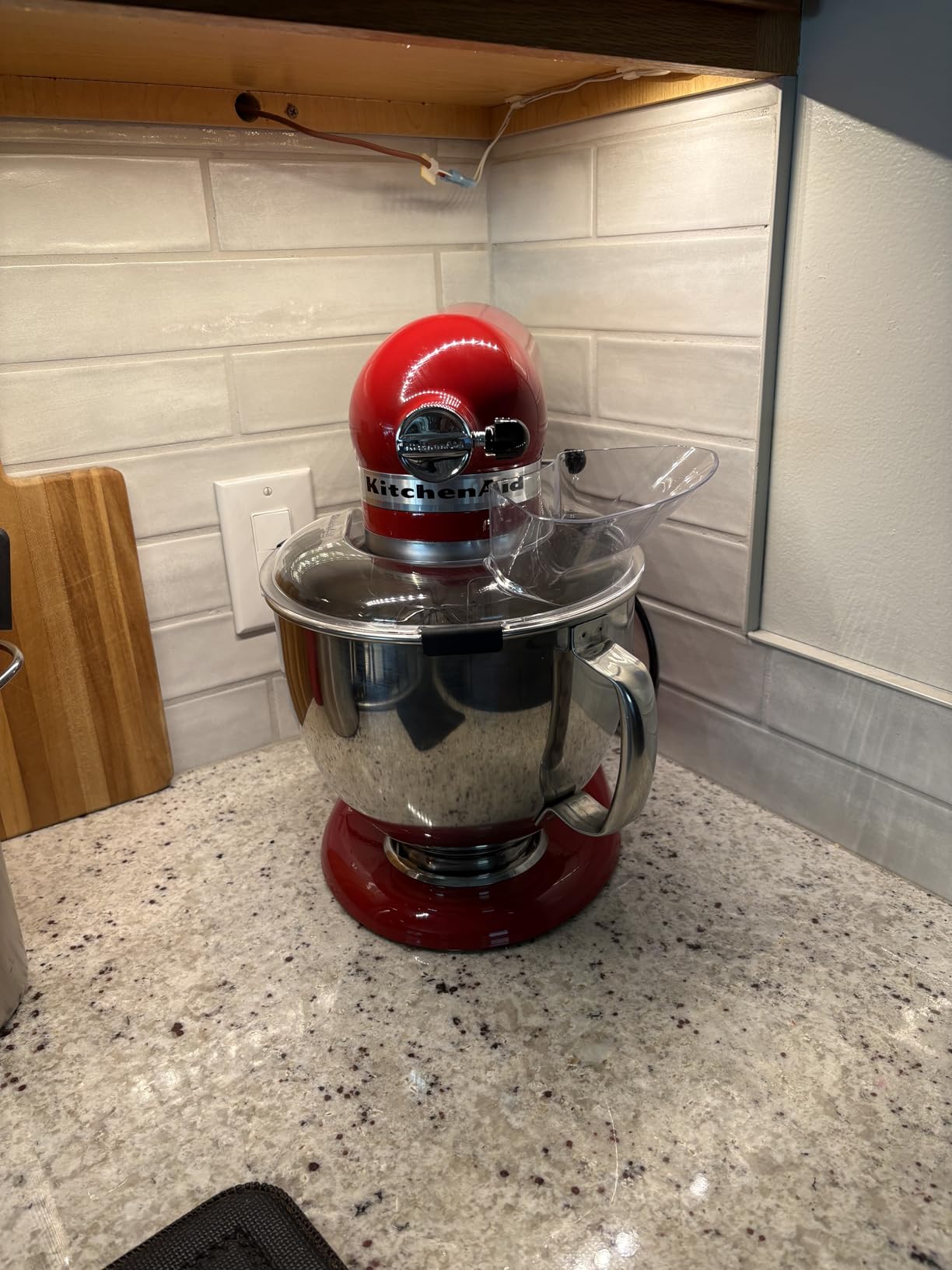 KitchenAid Artisan Series 5 Quart Tilt Head Stand Mixer, KSM150PS, Porcelain customer photo 1