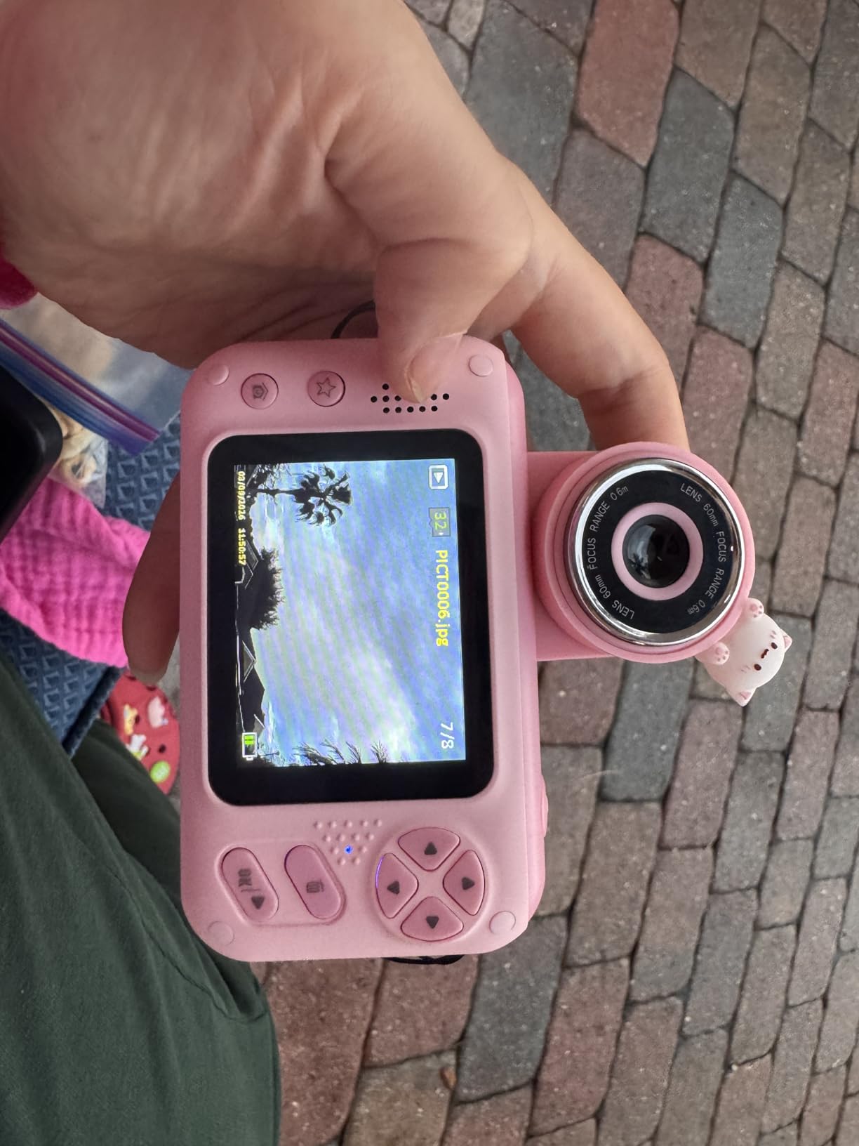Makolle Kids Camera Toys for Girls 3-12 Year Old, Pink | Children Travel Camera HD Digital Video Camcorder, With Tripod, 32GB SD Card Included, Toddler Festival Birthday Gifts customer photo 1