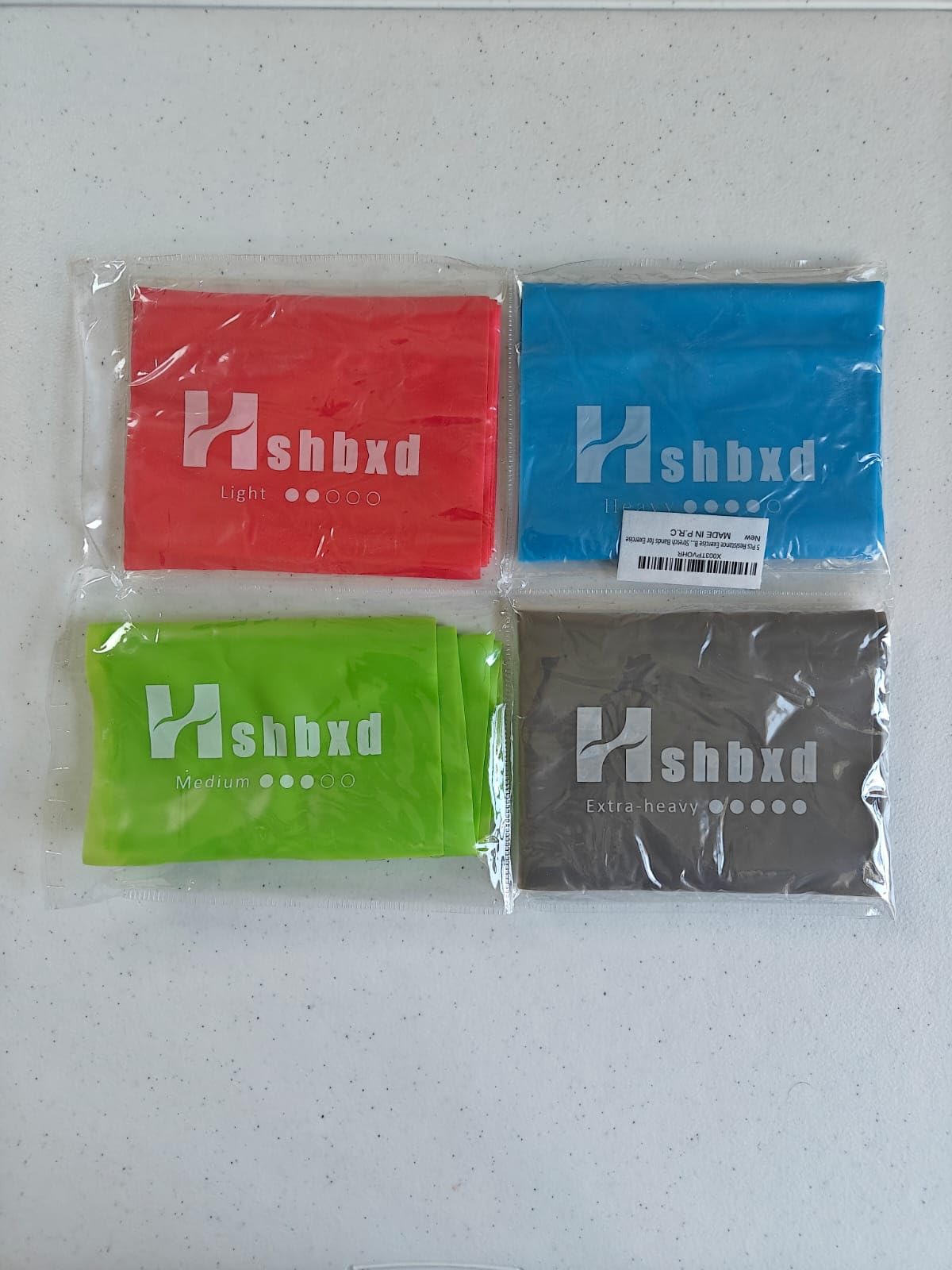 Resistance Bands for Physical Therapy, Bands for Working Out, Latex Free Elastic and Exercise Bands Set for Stretching, Suitable for Rehab, Yoga, Pilates, Gym, Home Exercise customer photo 1