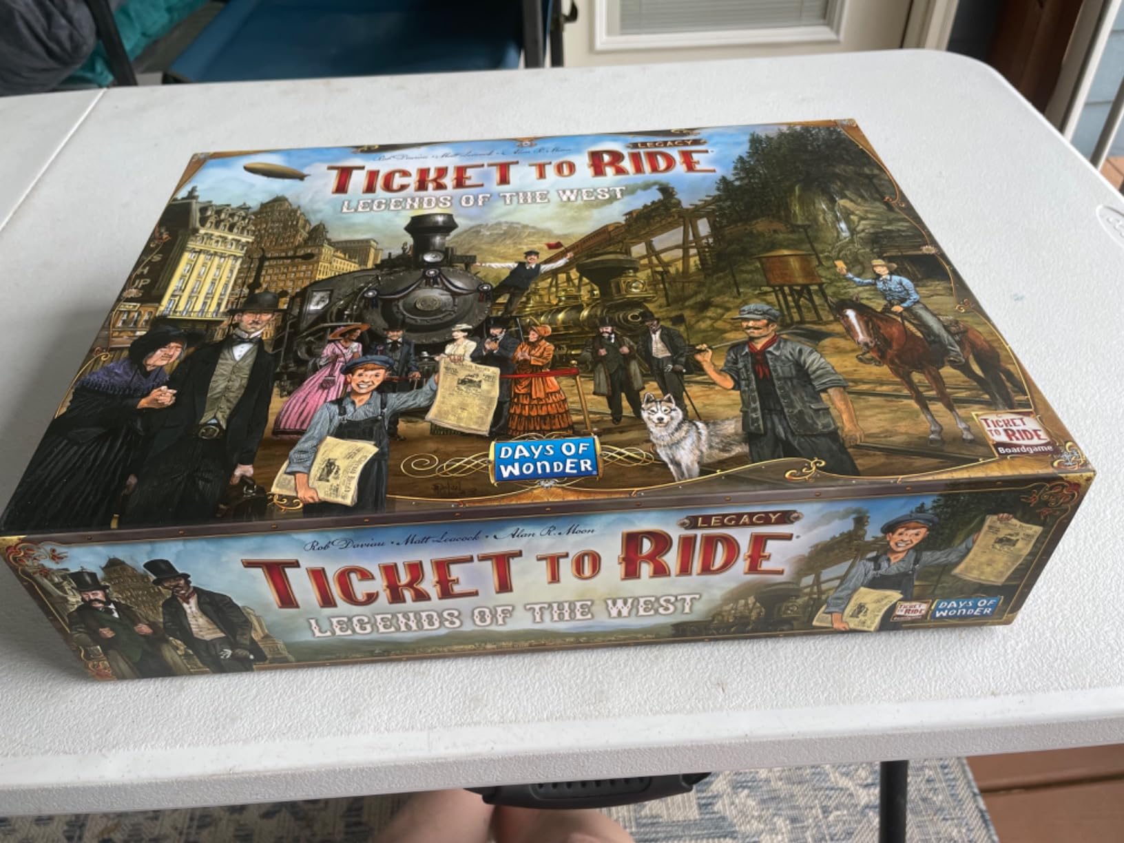 Asmodee Ticket to Ride Legacy: Legends of the West Board Game - The Ultimate Train Adventure! Strategy Game, Family Game for Kids & Adults, Ages 10+, 2-5 Players, 20-90 Min Playtime customer photo 2