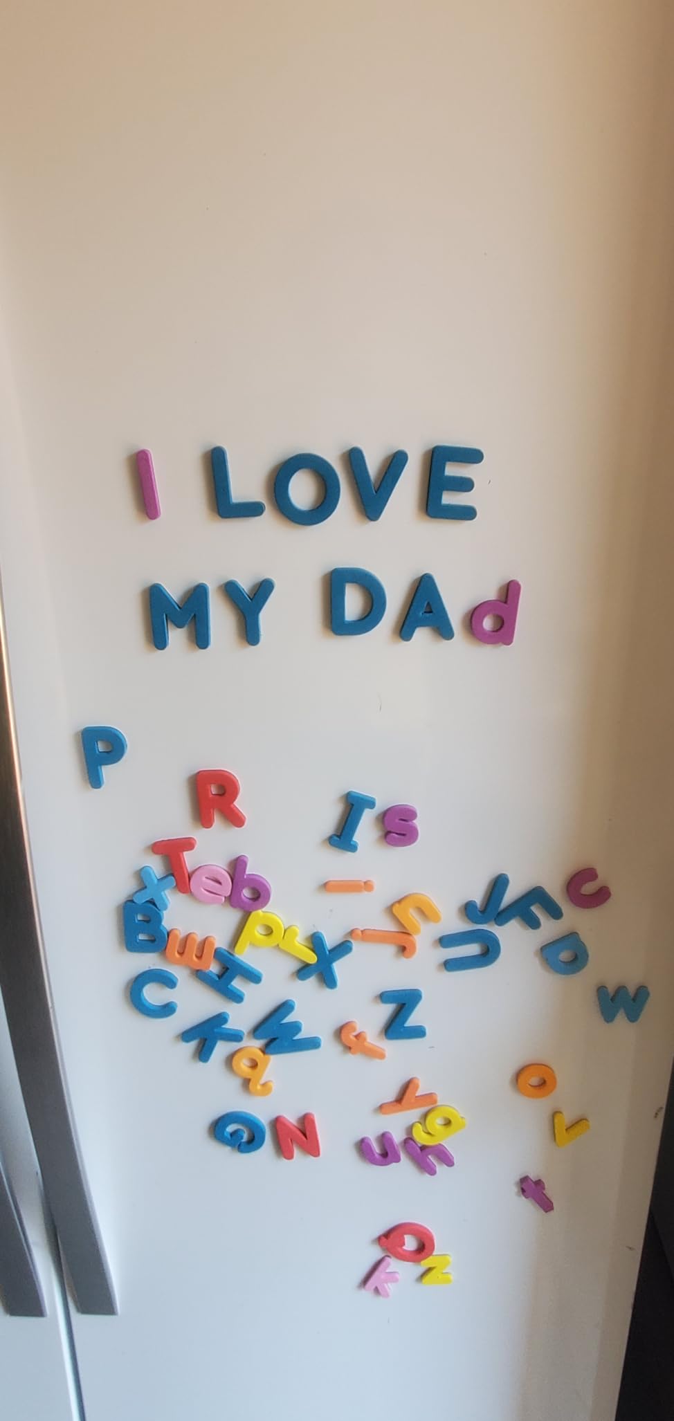 JoyCat Classroom Magnetic Letters Kit Colorful 238 Pcs with Double-Sided Magnet Board - Foam Alphabet Letters for Preschool Kids Toddler Spelling and Learning - Fridge Magnets ABC Education Toys customer photo 1