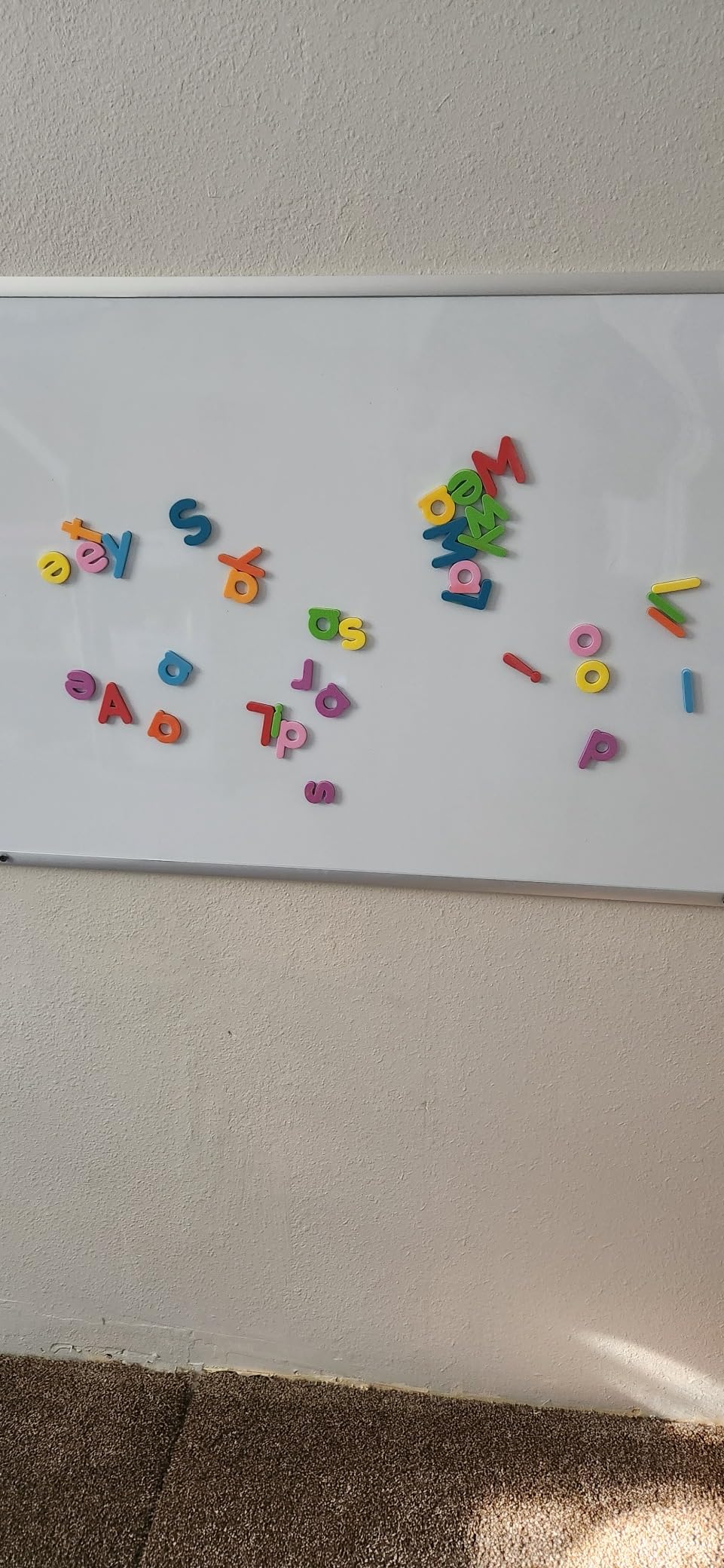 JoyCat Classroom Magnetic Letters Kit Colorful 238 Pcs with Double-Sided Magnet Board - Foam Alphabet Letters for Preschool Kids Toddler Spelling and Learning - Fridge Magnets ABC Education Toys customer photo 2