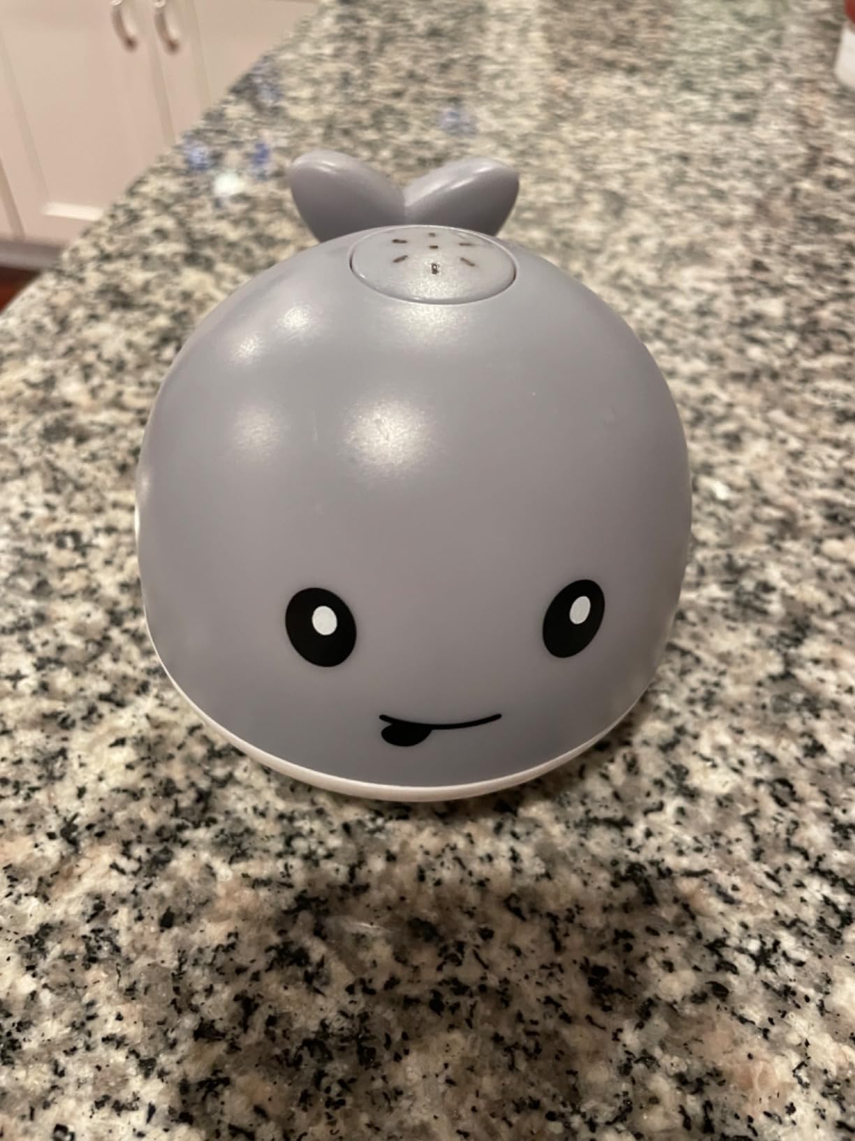 TFS TOP·FANS Baby Whale Bath Toy Infant: Light Up Fountain 6-12 Months Old Bathtub 18-24 Pool 3 4 5 7 8 9 10 15 Sprinkler Tub Water Toys Toddlers 1 Girl Boys Birthday Shower Gifts Newborn Essentials customer photo 2