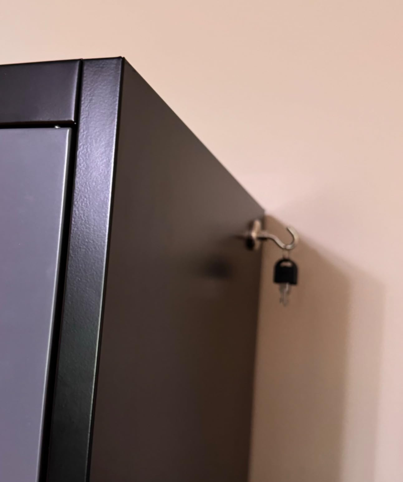 SISESOL Wide & Deep Metal Storage Cabinet with 2 Doors and 6 Shelves, 72x36x18 Garage Storage Cabinet, Tall Black Locking Metal Cabinets with Lock, Steel Locked Cabinets for Home, Office, Garage, School customer photo 2