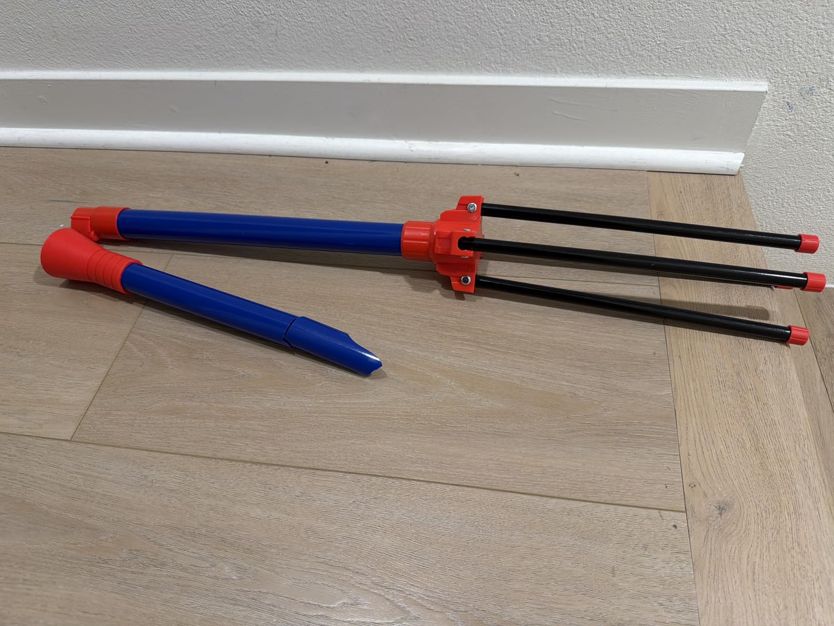 HYYES 3-in-1 Baseball Set for Kids 3-5 - Tee Ball Stand, Hanging Tee, Ball Launcher and 6 Softballs - Adjustable Height, Indoor/Outdoor Sport Gifts for Boys Girls, Blue customer photo 1