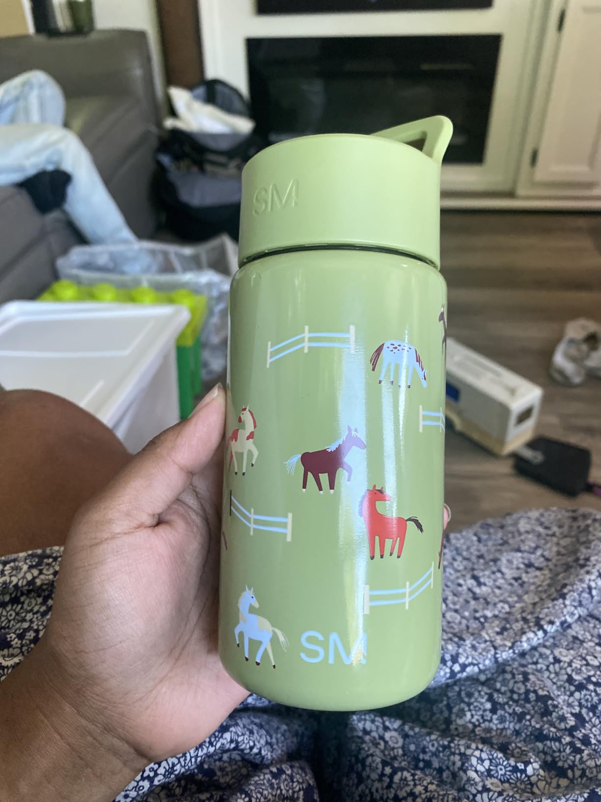 Simple Modern Kids Water Bottle with Straw Lid | 14oz Insulated Stainless Steel Kids Tumbler & Spill Proof Toddler Cup for School, Girls, Boys | Summit | Dog Days customer photo 1