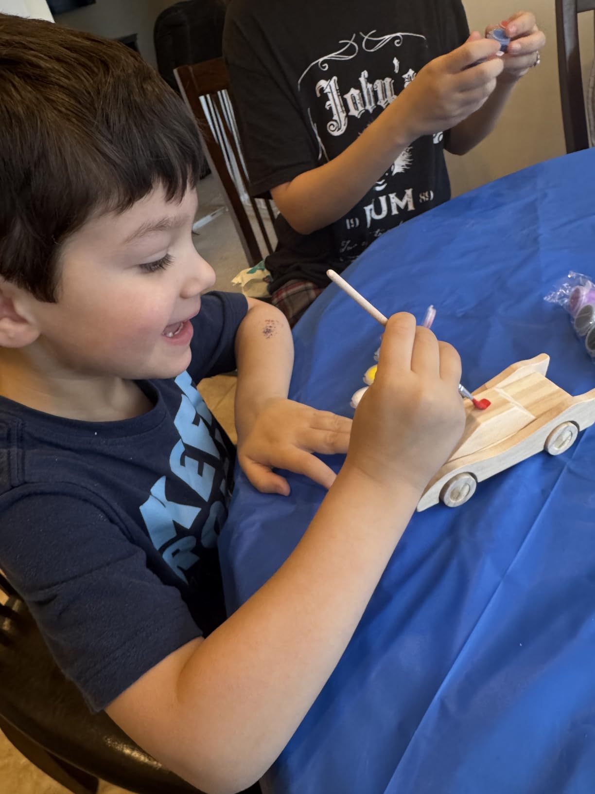 Klever Kits 4 DIY Wooden Race Cars-Build & Paint Your Own Wood Craft Kit, 4 Race Cars Toy, Easy to Assemble Arts Crafts Kit, Birthday Party Presents for Kids Boys and Girls customer photo 1