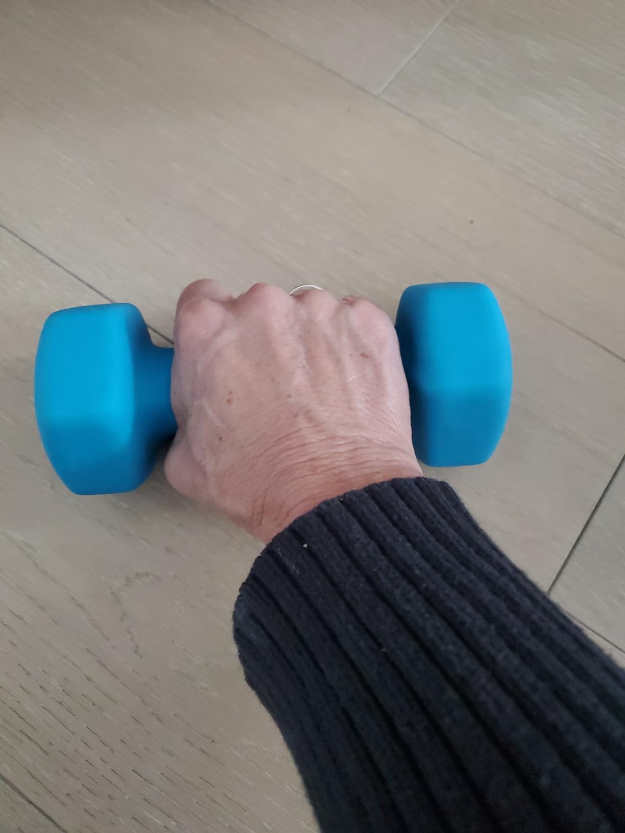Fitvids Set of 6 Neoprene Dumbbell Hand Weights, Set with Rack: 3/5/8 Pairs customer photo 2