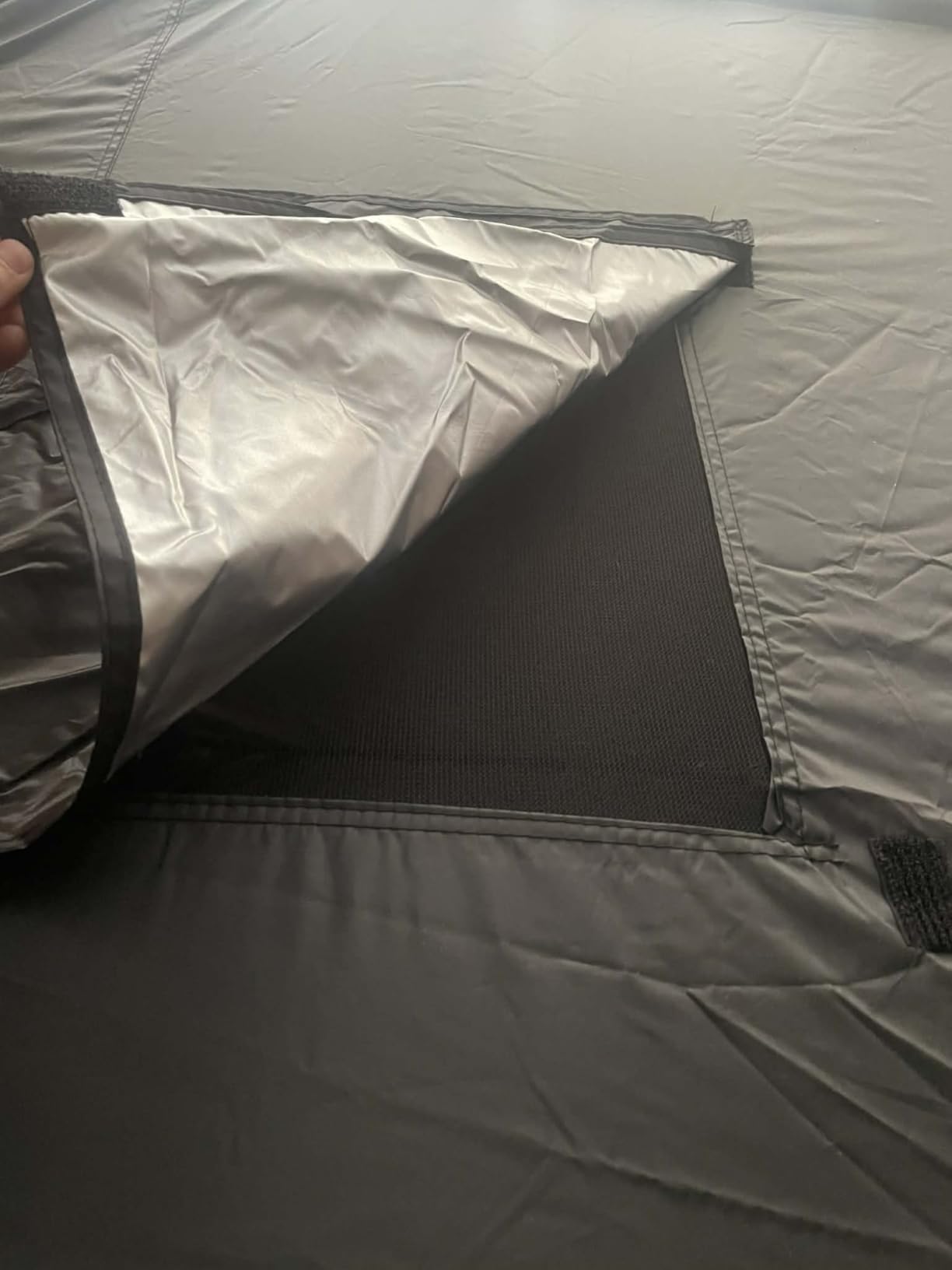 Pop up Sensory Tent for Kids, Extra Big 47x47in Black Out Calming Hideout Den, Calm Down Black Tent for Autism Kids ADHD SPD, Autistic Sensory Room Play Tents with Door & Window customer photo 1