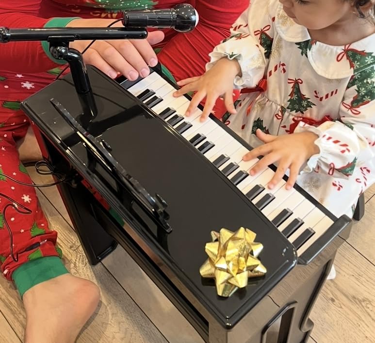 Dollox Keyboard Piano for Kids, Toddler Piano Toys 37 Keys Kid Musical Instruments Electric Keyboard Baby Pianos for Beginners Mini Music Toy with Stool, Birthday Gift for Age 3 4 5 6 Years Old customer photo 2