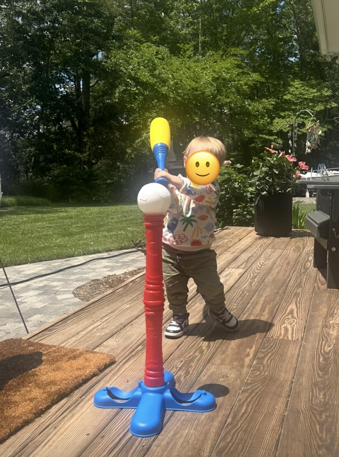 Little Tikes T-Ball Set, Red, 5 Balls, for Toddlers Ages 18+ Months - Amazon Exclusive customer photo 2