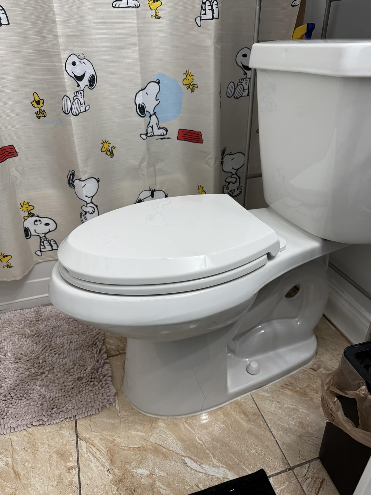 Jool Baby Quick Flip Toilet Seat with Built-in Potty & Splash Guard for Toddler Training, Slow Close (Elongated) customer photo 1